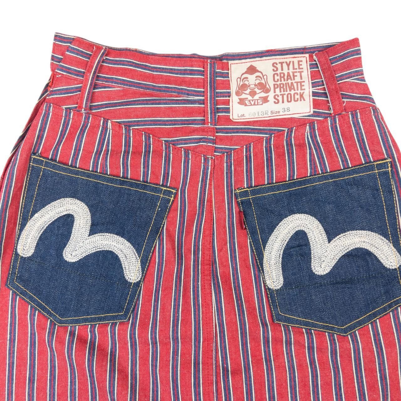Evisu Vintage Evisu Double Gull Contrast Skirt Womens Size W25 Size 25" / US 0 / IT 36 - 3 Thumbnail