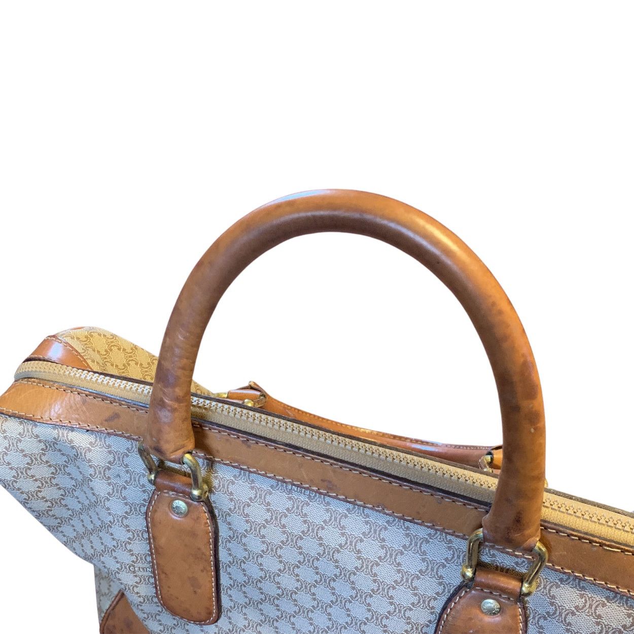 Celine CELINE Triumph Monogram Canvas Boston Bag Size ONE SIZE - 6 Thumbnail