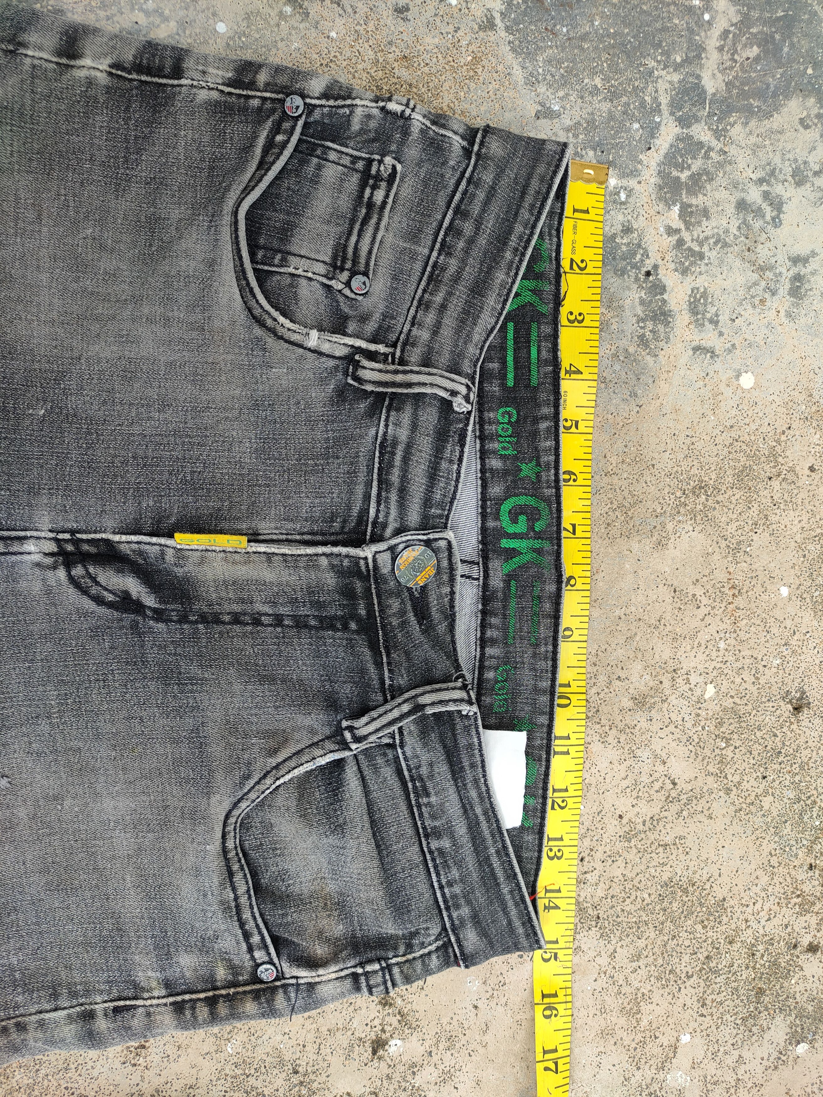 Japanese Brand × Vintage VINTAGE GK SKINNY FADED BLACK JEANS DENIM PANTS Size US 29 - 5 Thumbnail