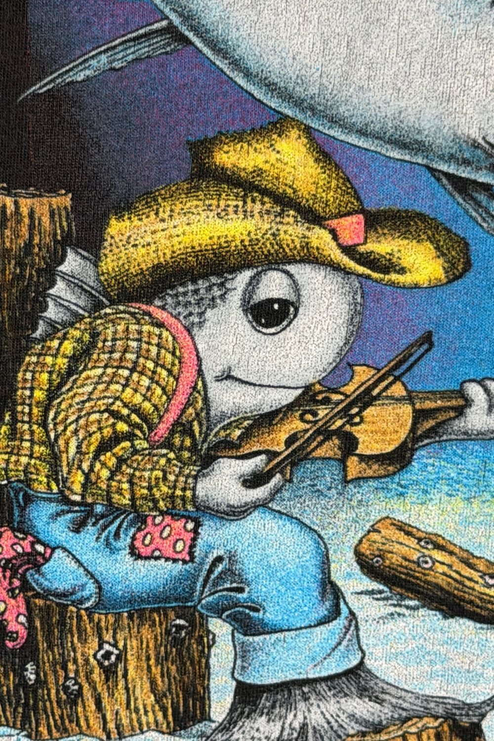 Vintage Vintage 1991 Boggy Bayou Mullet Festival Graphic Oneita Size US L / EU 52-54 / 3 - 6 Thumbnail