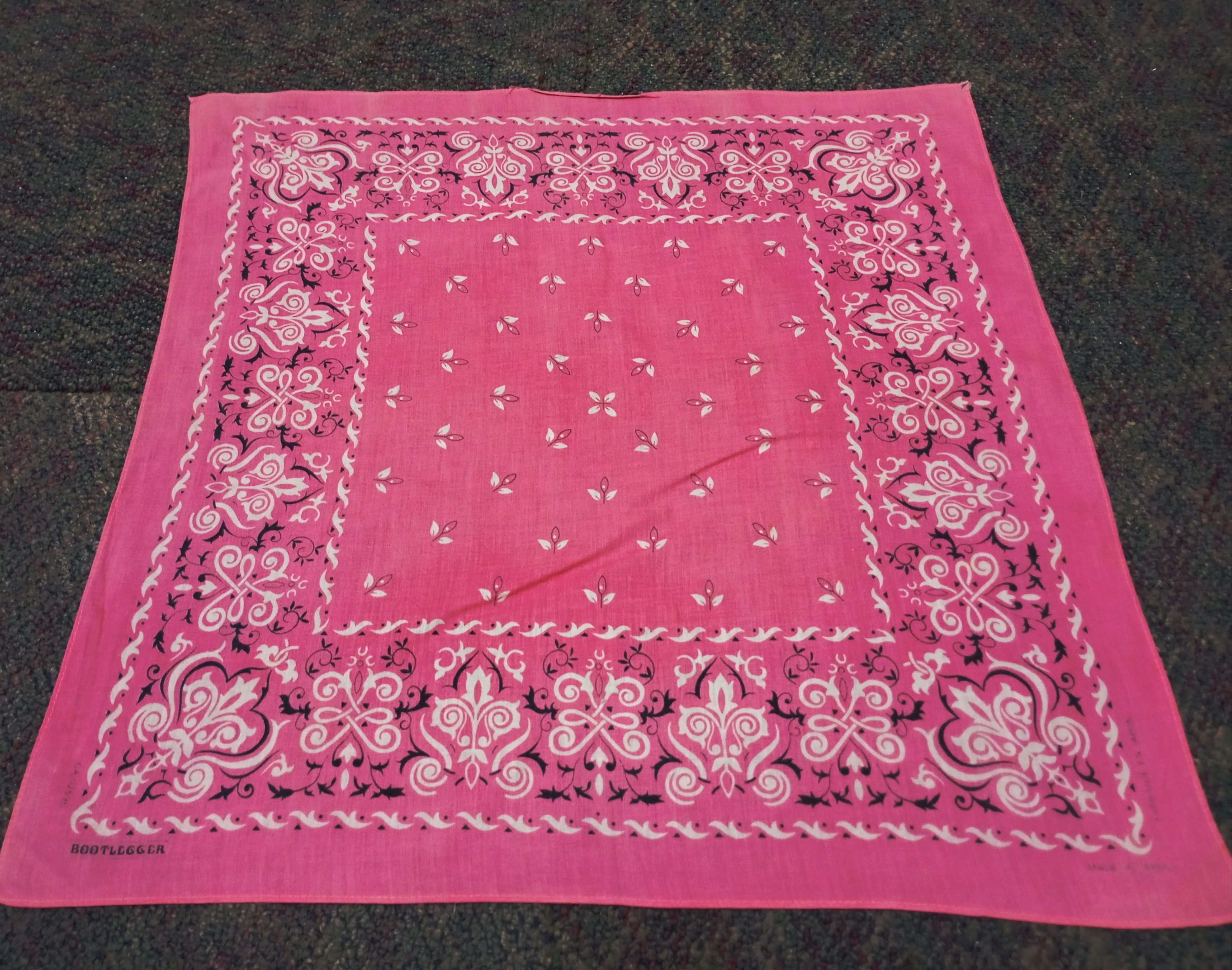 Freewheelers × Japanese Brand Bootlegger Paisley Bandana Pink Bandana Made in Japan Size ONE SIZE - 2 Thumbnail