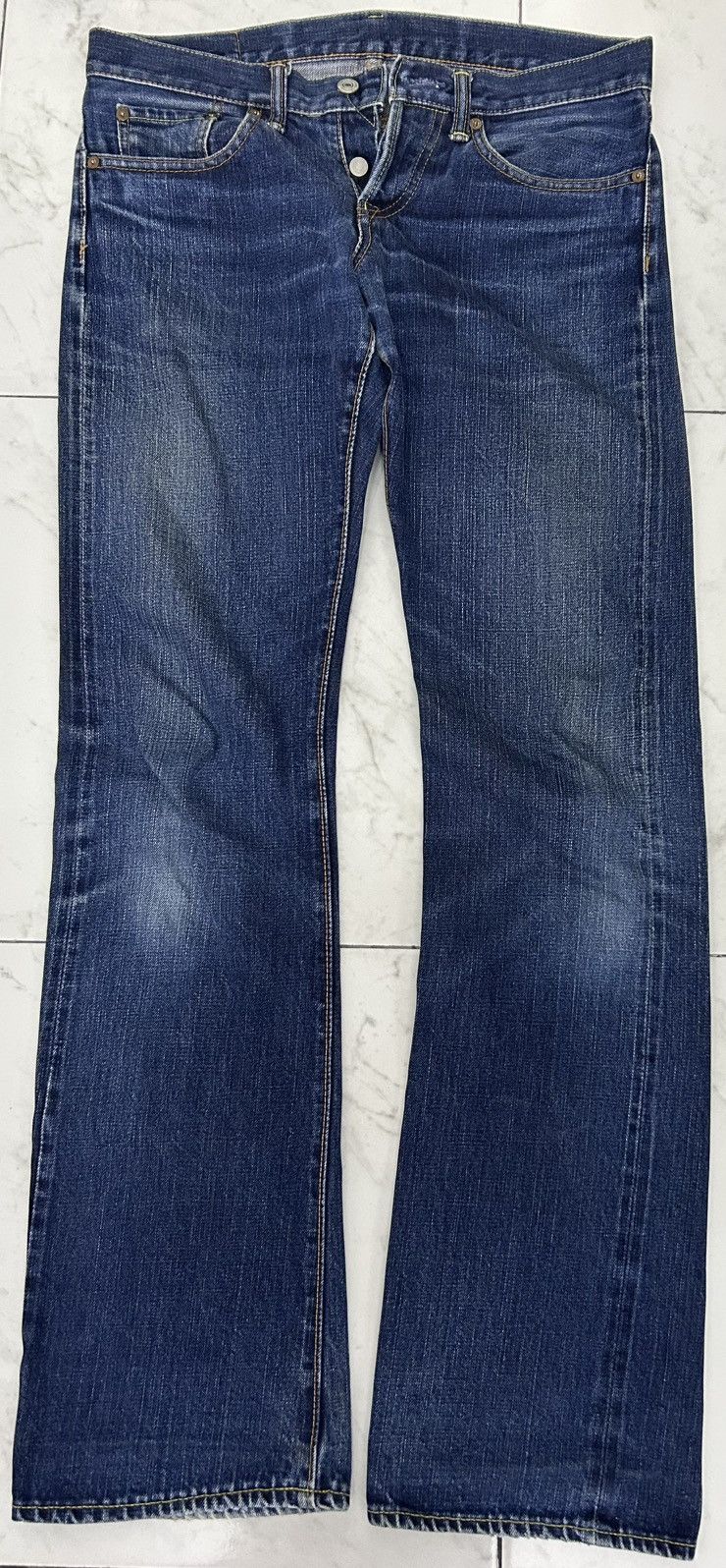 Eternal VINTAGE ETERNAL COMFORTABLE JEANS SELVEDGE FLARE DESIGN Size US 32 / EU 48 - 1 Thumbnail