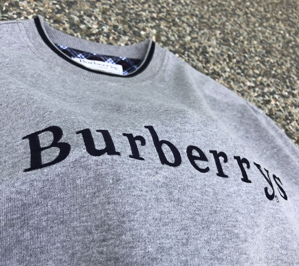 Burberry Burberrys Embroidery Logo Grey Sweatshirts Size US M / EU 48-50 / 2 - 6 Thumbnail