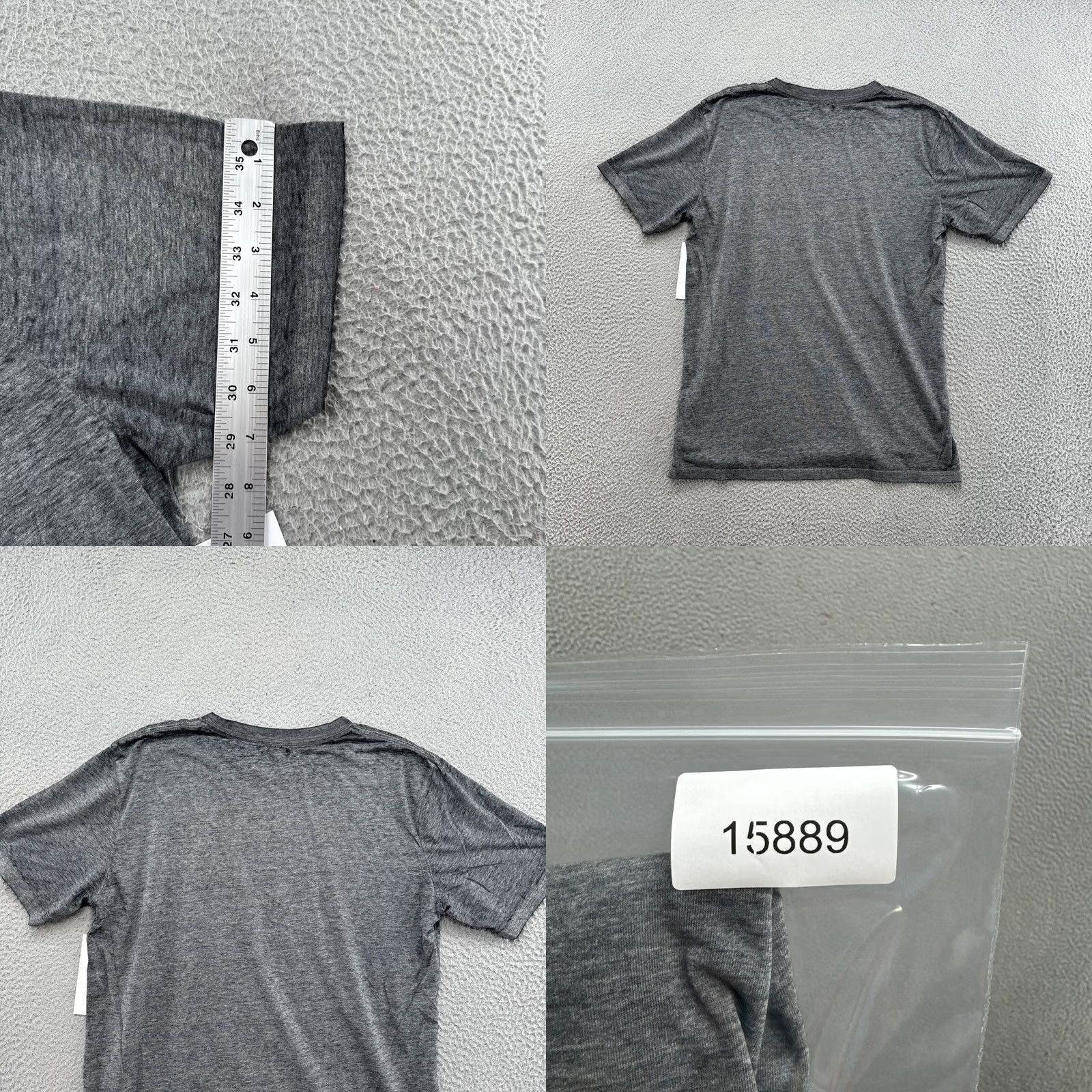 Spell Neff Gray Spell Out T-Shirt Tee Skater Streetwear Shirt L Men Logo Graphic Print Cotton Size US L / EU 52-54 / 3 - 8 Thumbnail