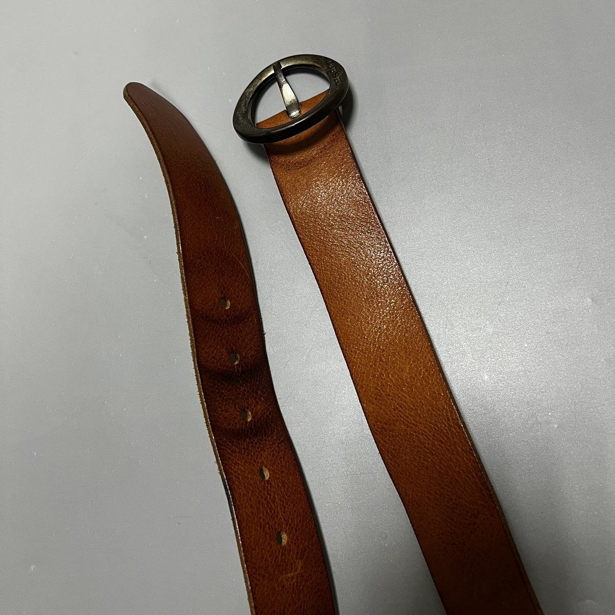 Diesel Vintage Diesel Leather old Belt Size ONE SIZE - 8 Thumbnail