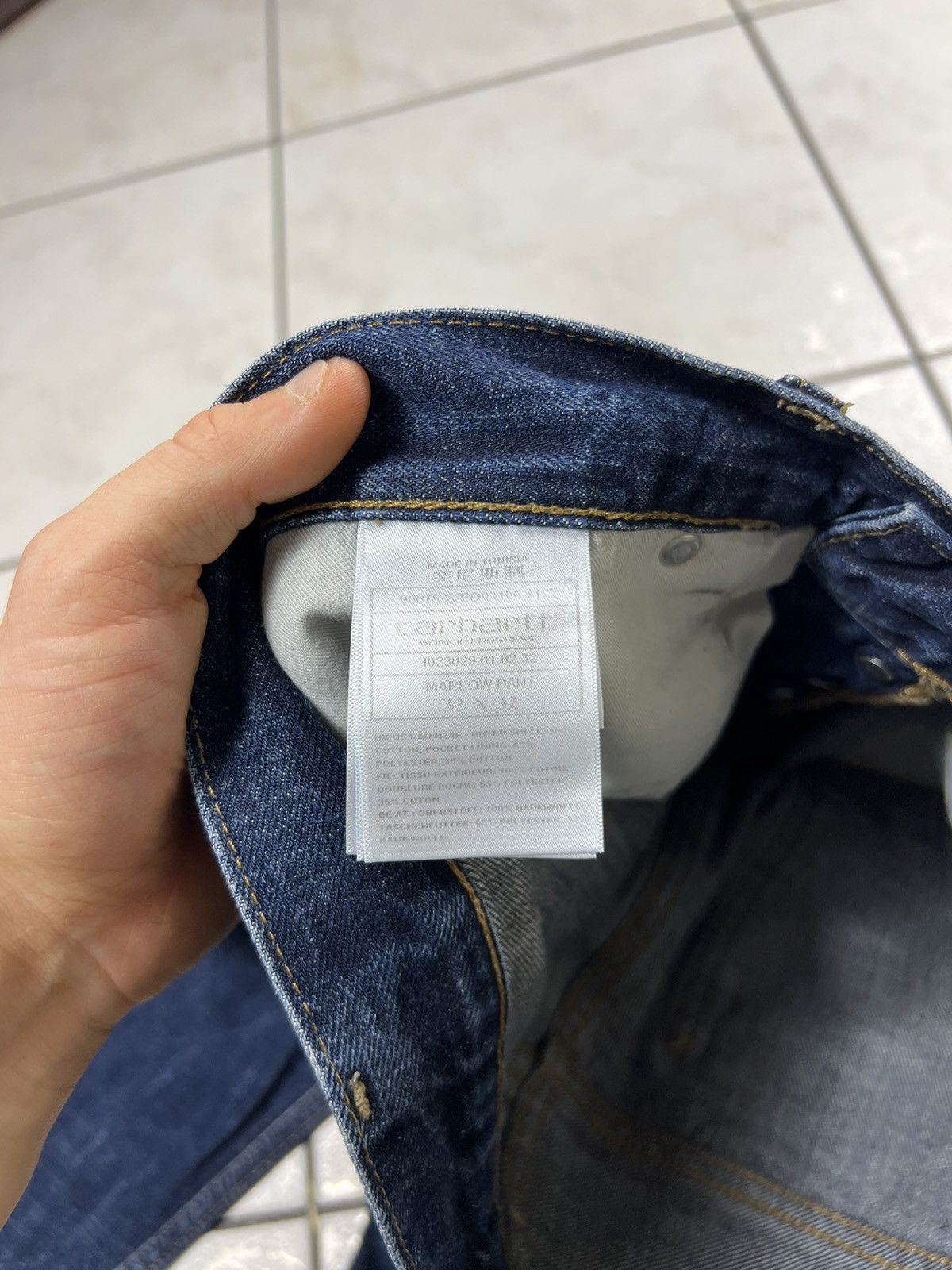 Carhartt Vintage Carhartt Marlow pant denim y2k navy baggy jeans Size US 32 / EU 48 - 15 Thumbnail