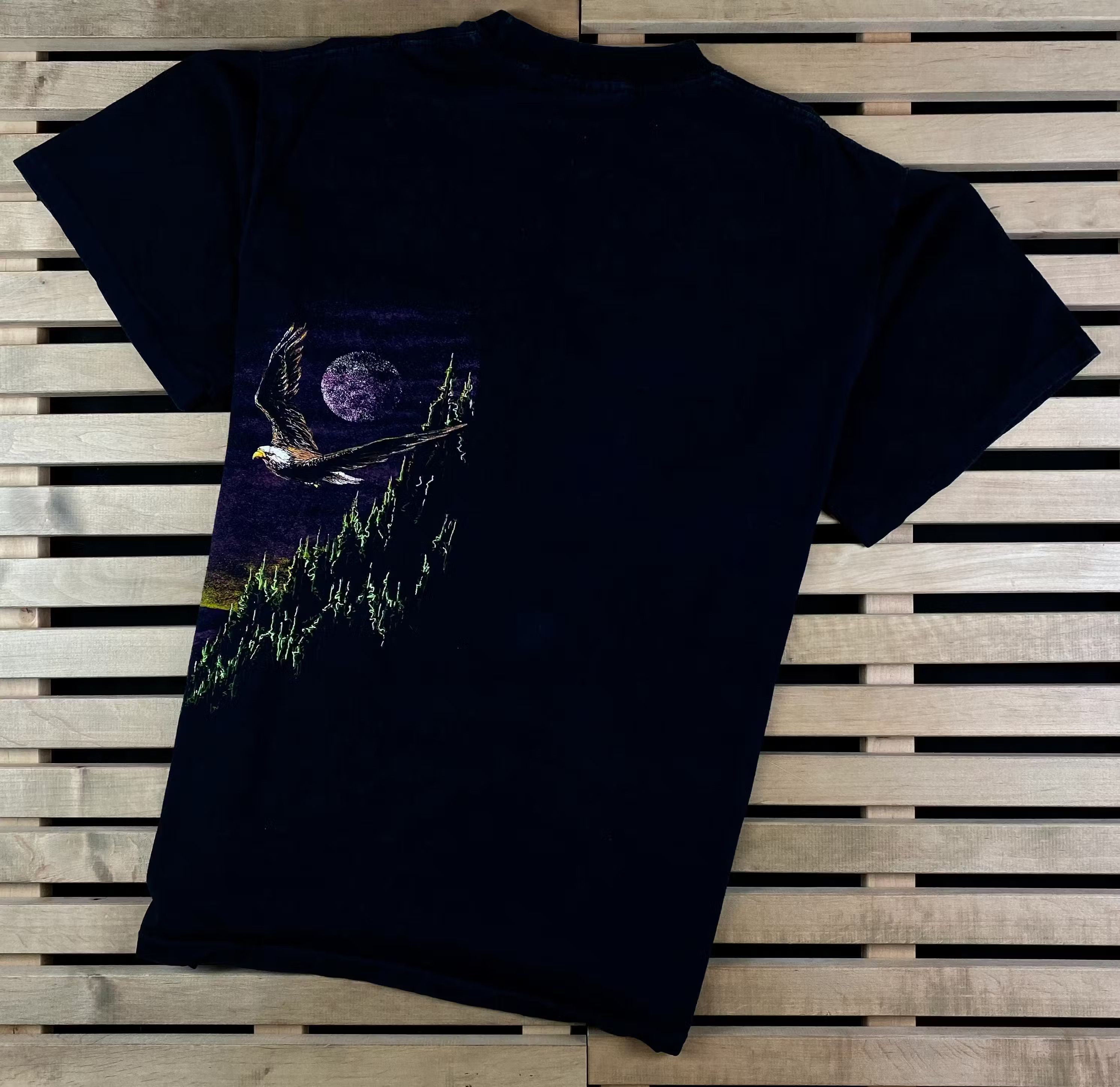 Band Tees × Vintage Mens Vintage T Shirt Eagle Size XL Las Vegas Size US XL / EU 56 / 4 - 9 Thumbnail