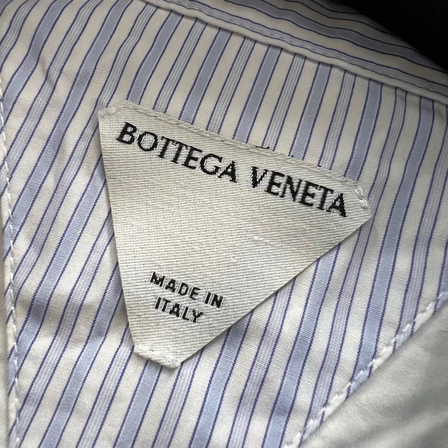 Bottega Veneta BV SS25 Striped Mushroom Embroidery Shirt 46 98 New Size US S / EU 44-46 / 1 - 3 Thumbnail