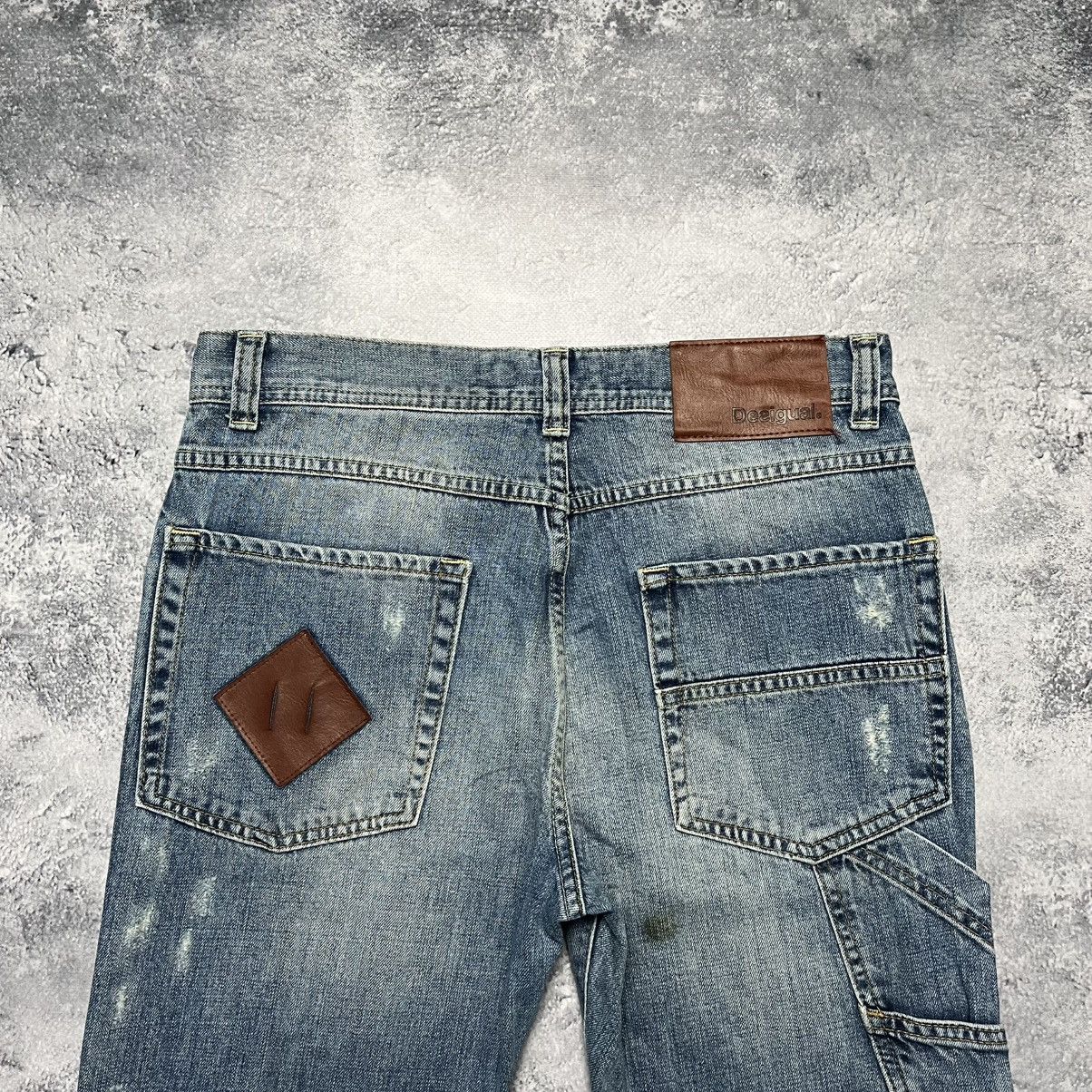 Desigual Vintage Desigual Distressed Trashed Denim Jeans Streetwear Size US 28 / EU 44 - 15 Thumbnail