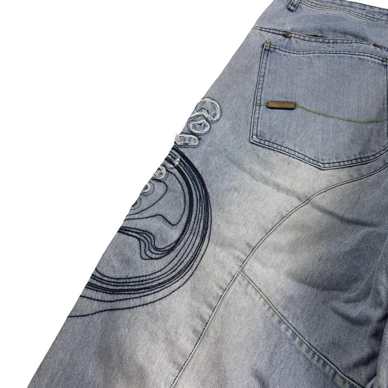 Akademiks Vintage Akademiks Embroidered Baggy Denim Jeans - Waist: 40 Size US 40 / EU 56 - 3 Thumbnail