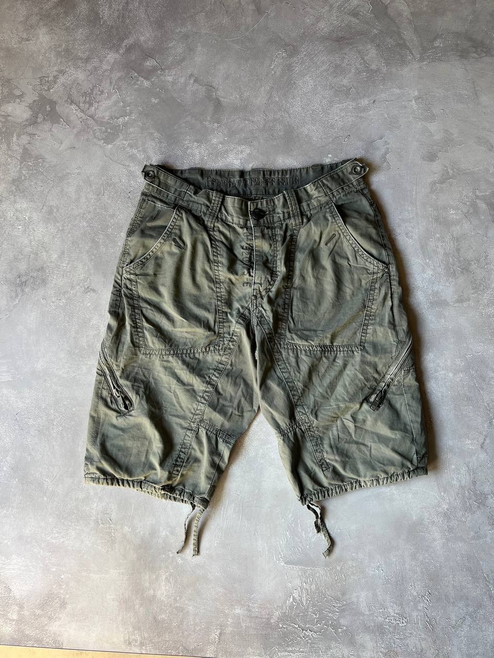 G-Star × Vintage Vintage G-Star Raw Cargo Short Size US 33 - 1 Thumbnail