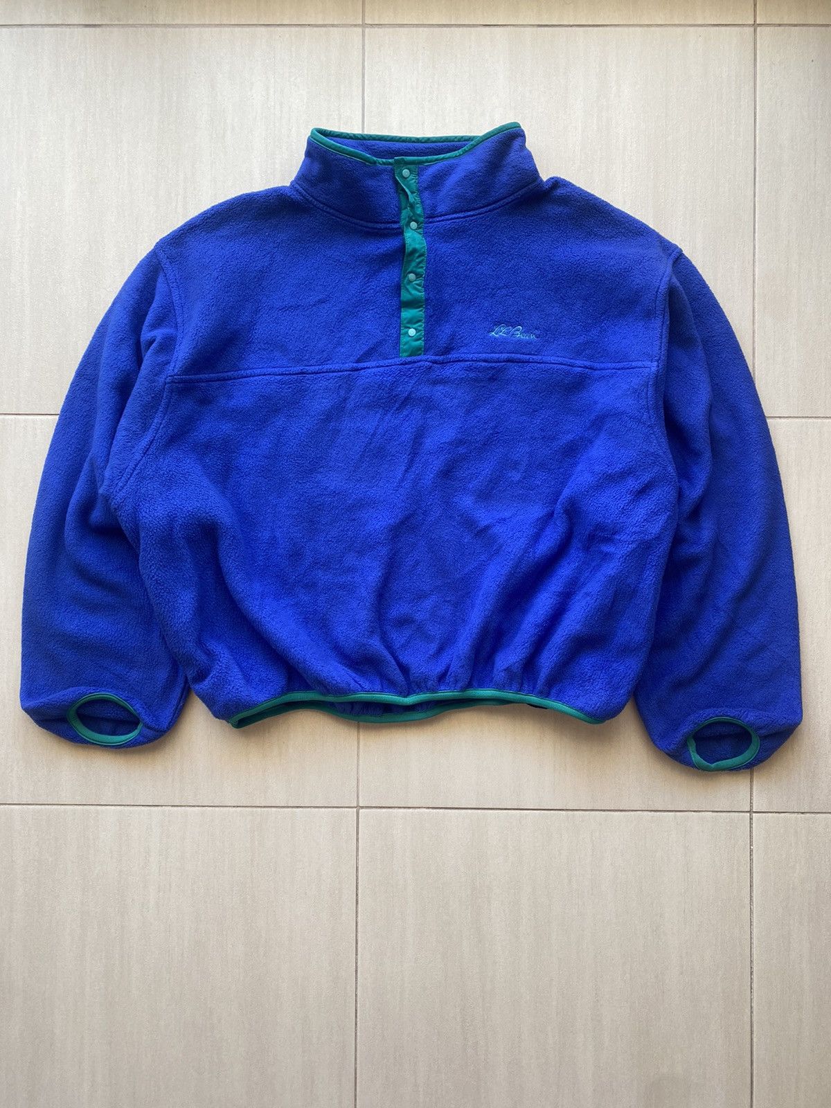 image of L L Bean x Vintage Ll Bean Fleece 90's in Blue, Men's (Size XL)