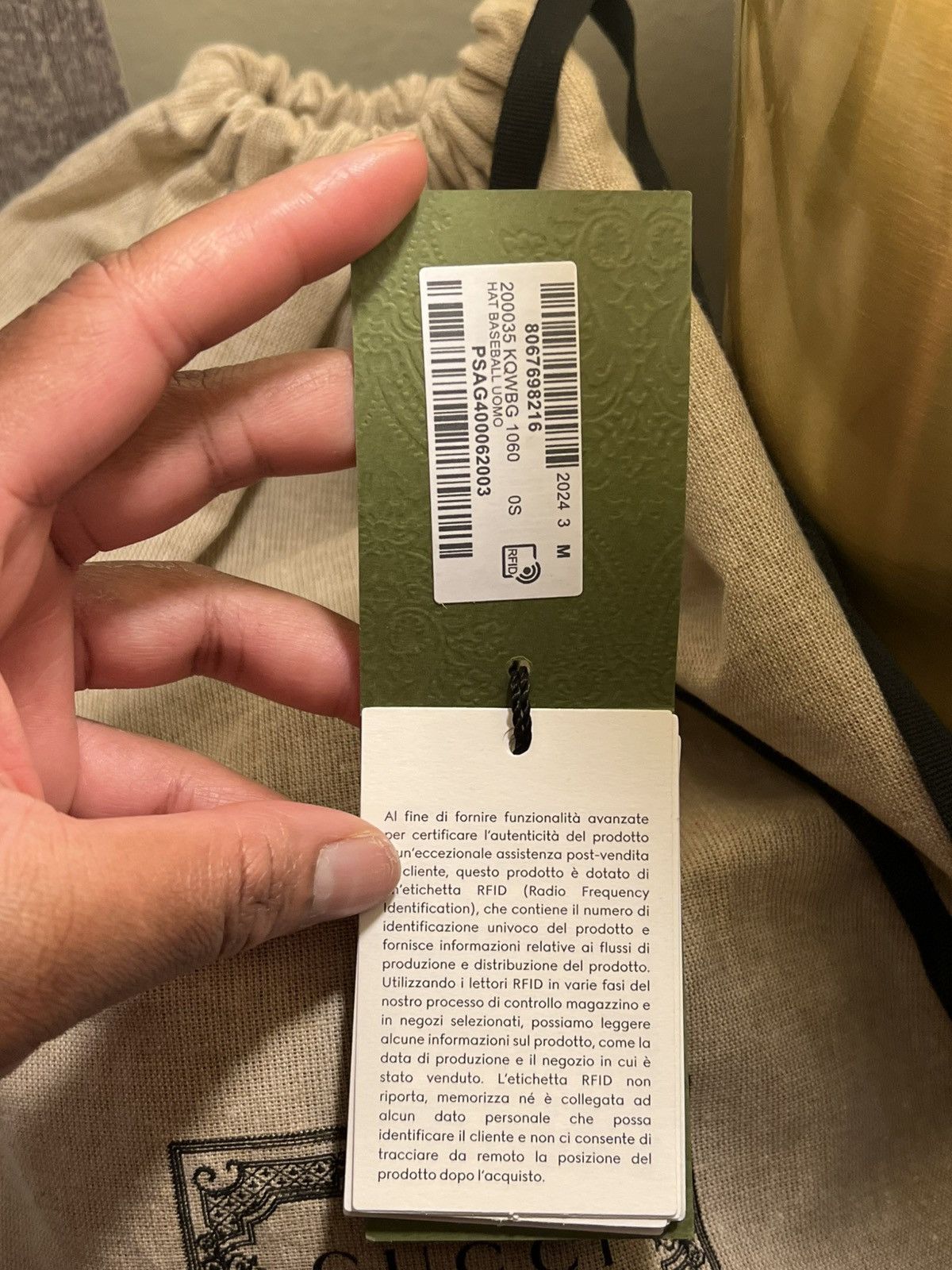 Gucci ORIGINAL GG CANVAS BASEBALL HAT WITH WEB Size ONE SIZE - 15 Thumbnail