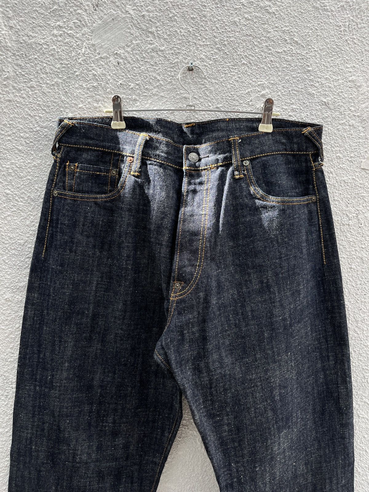Evisu 2000’s Evisu Brushstroke Daicock Selvedge Jeans Size US 34 / EU 50 - 9 Thumbnail