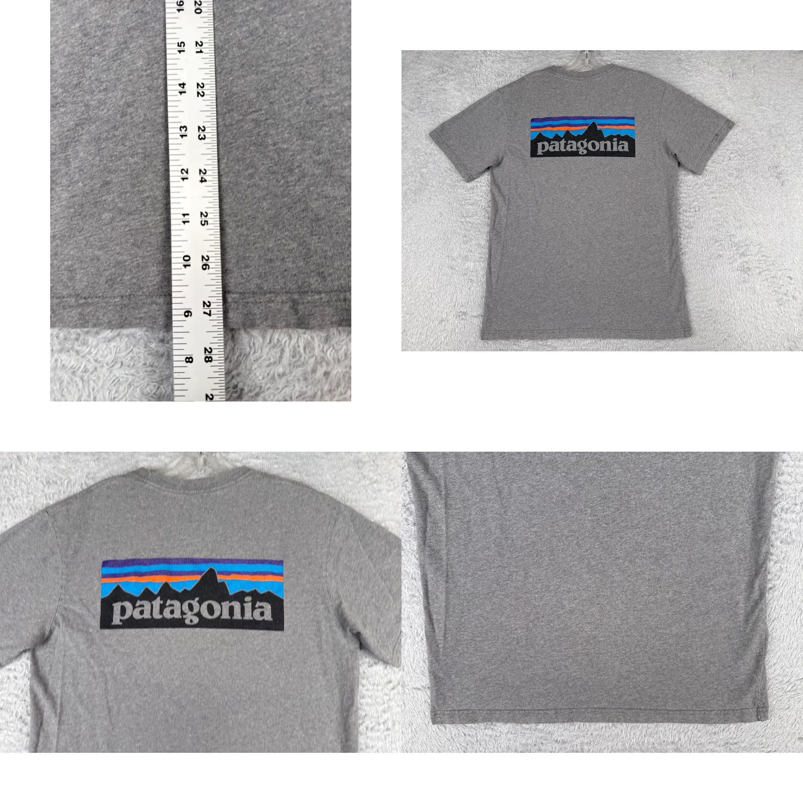 Patagonia Patagonia Shirt Men's Gray Cotton Short Sleeve Crew Neck Logo T-Shirt All Seasons Regular Fit Vintage No Size US M / EU 48-50 / 2 - 9 Thumbnail
