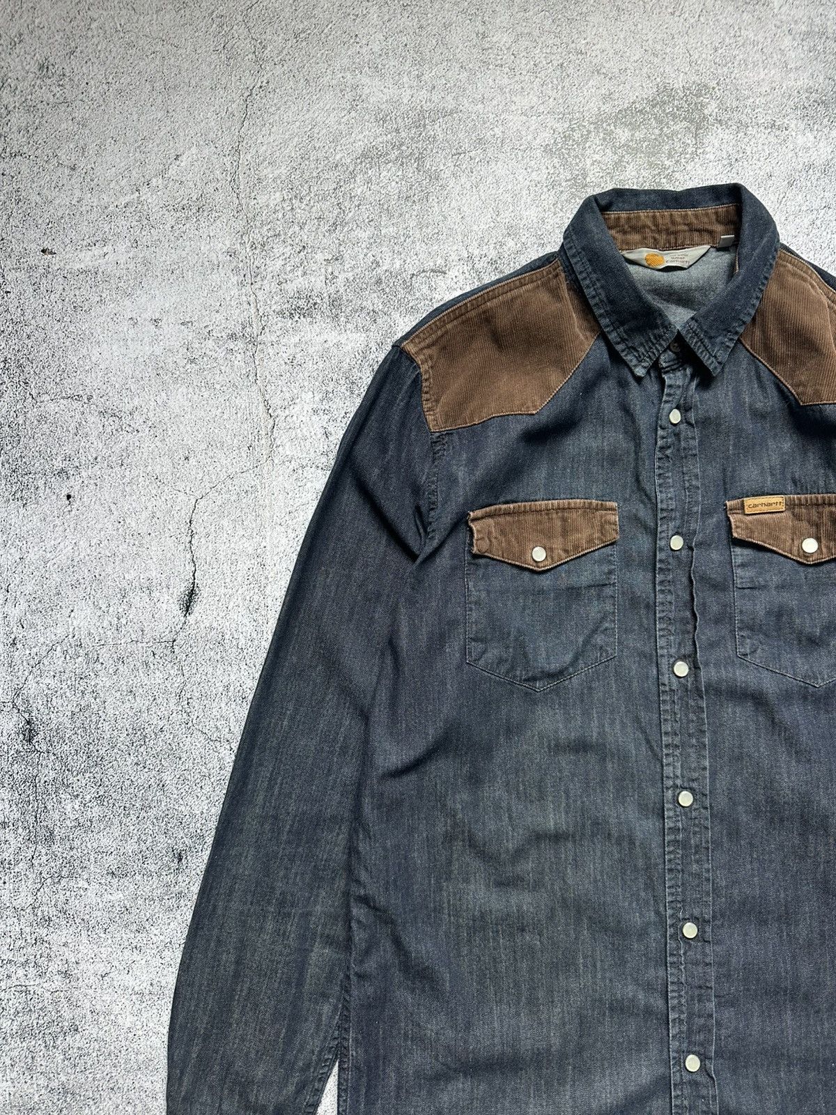 Carhartt Vintage Carhartt WorkWear Shirt Button Size US M / EU 48-50 / 2 - 2 Thumbnail
