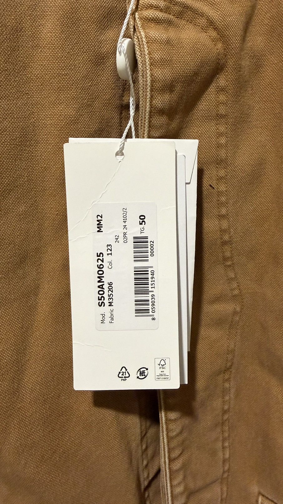 Maison Margiela Maison Margiela - Waxed Cotton Jacket Size US M / EU 48-50 / 2 - 6 Thumbnail