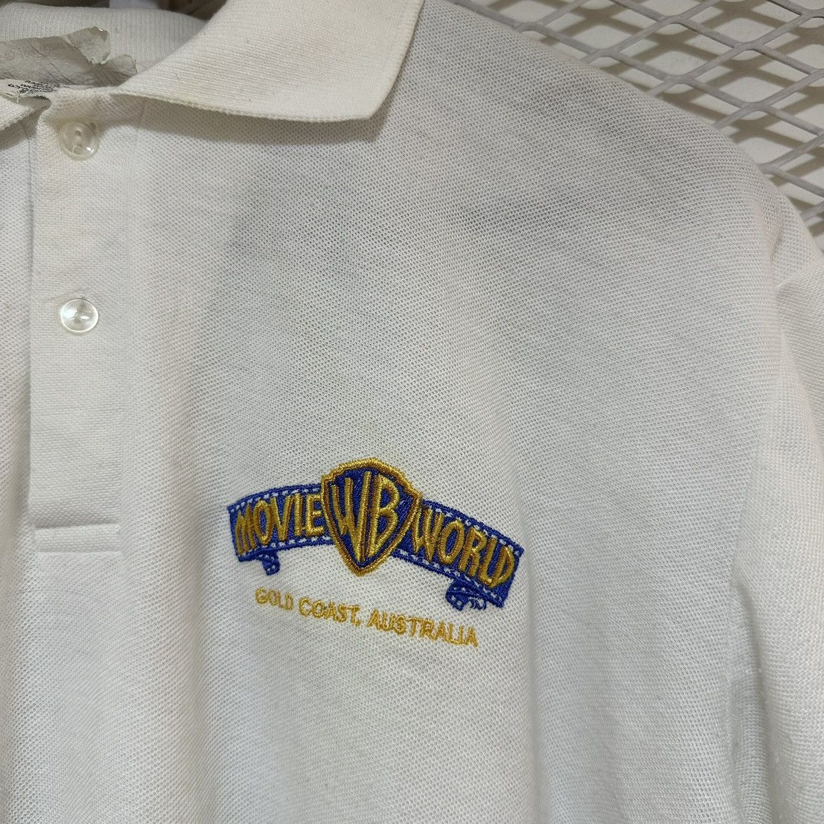 Warner Bros Vintage ©1991 Warner Bross Poloshirt Size US L / EU 52-54 / 3 - 3 Thumbnail