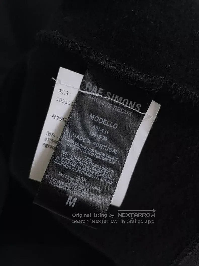 Raf Simons Raf Simons Reproduction men's round-neck black sweatshirt Size US M / EU 48-50 / 2 - 7 Thumbnail