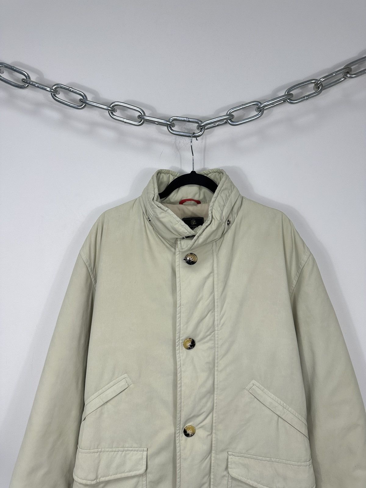 Fay Fay Stadium Beige Luxury Limited Down Jacket Coat Size US L / EU 52-54 / 3 - 3 Thumbnail