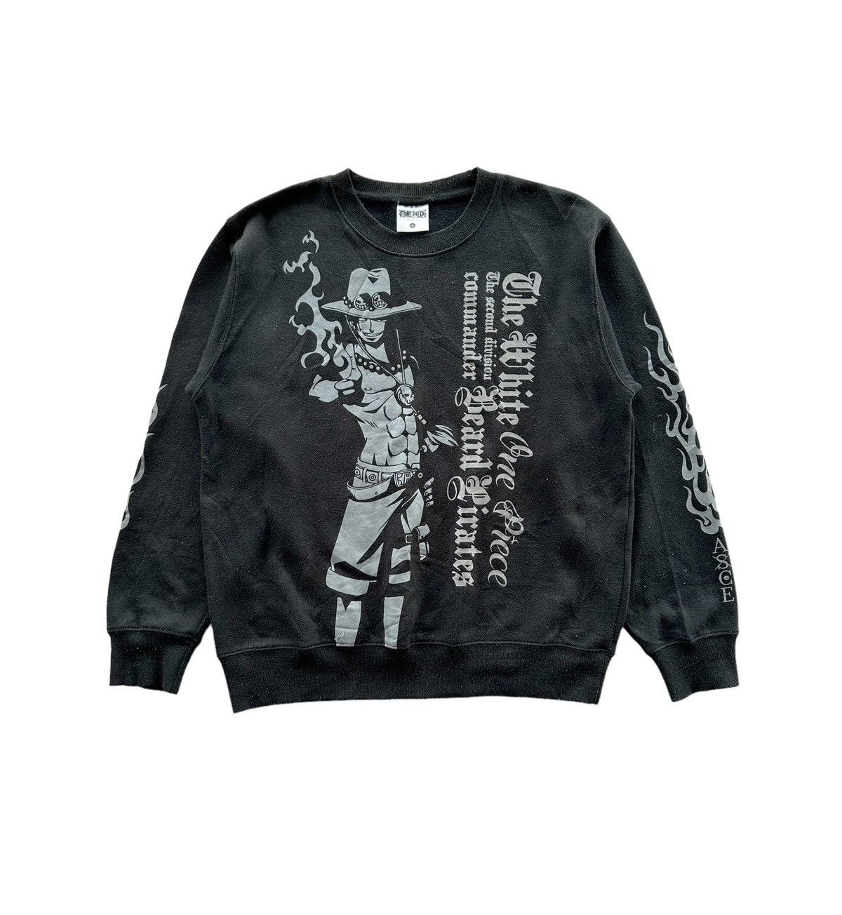 Anime Vintage One Piece Anime Sweatshirt Size US L / EU 52-54 / 3 - 3 Thumbnail
