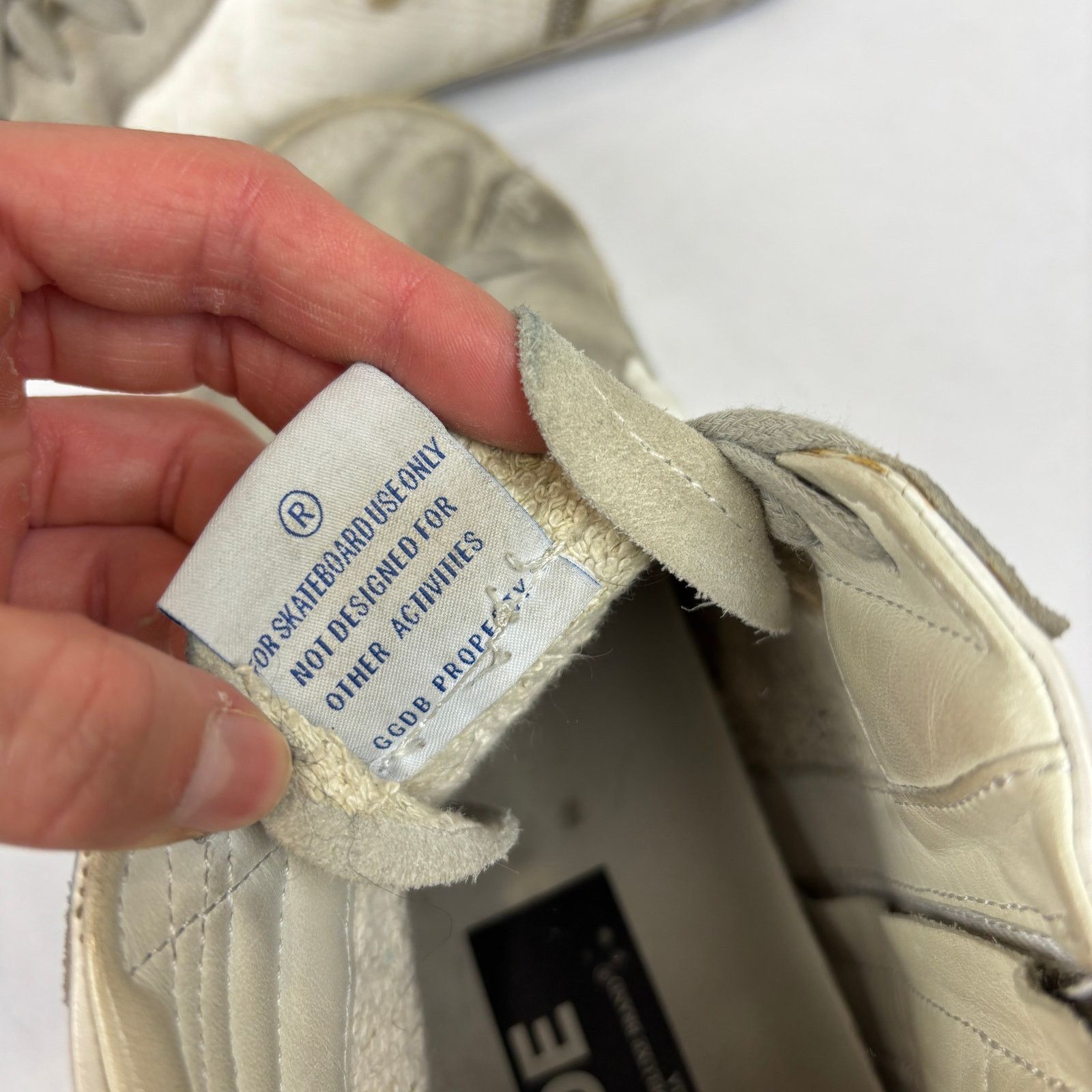 Golden Goose Golden Goose GGDB Slide High Top Leather Sneakers Men's 43 Size US 10 / EU 43 - 12 Thumbnail