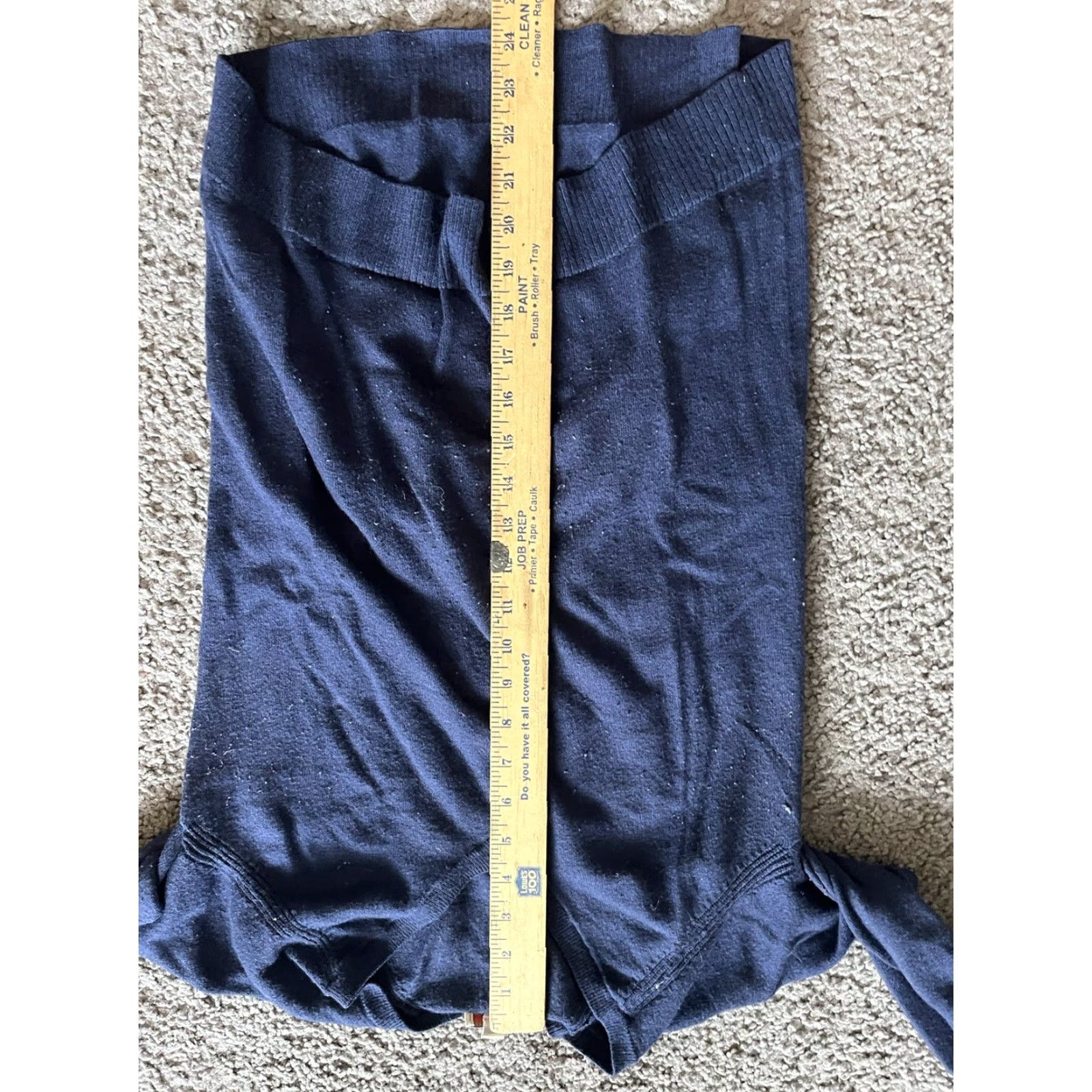 Gap GAP Women's XS Maternity V-Neck Cotton Blend Lightweight Navy Blue Sweater Shirt/Top (Regular) Women Size XS / US 0-2 / IT 36-38 - 5 Thumbnail