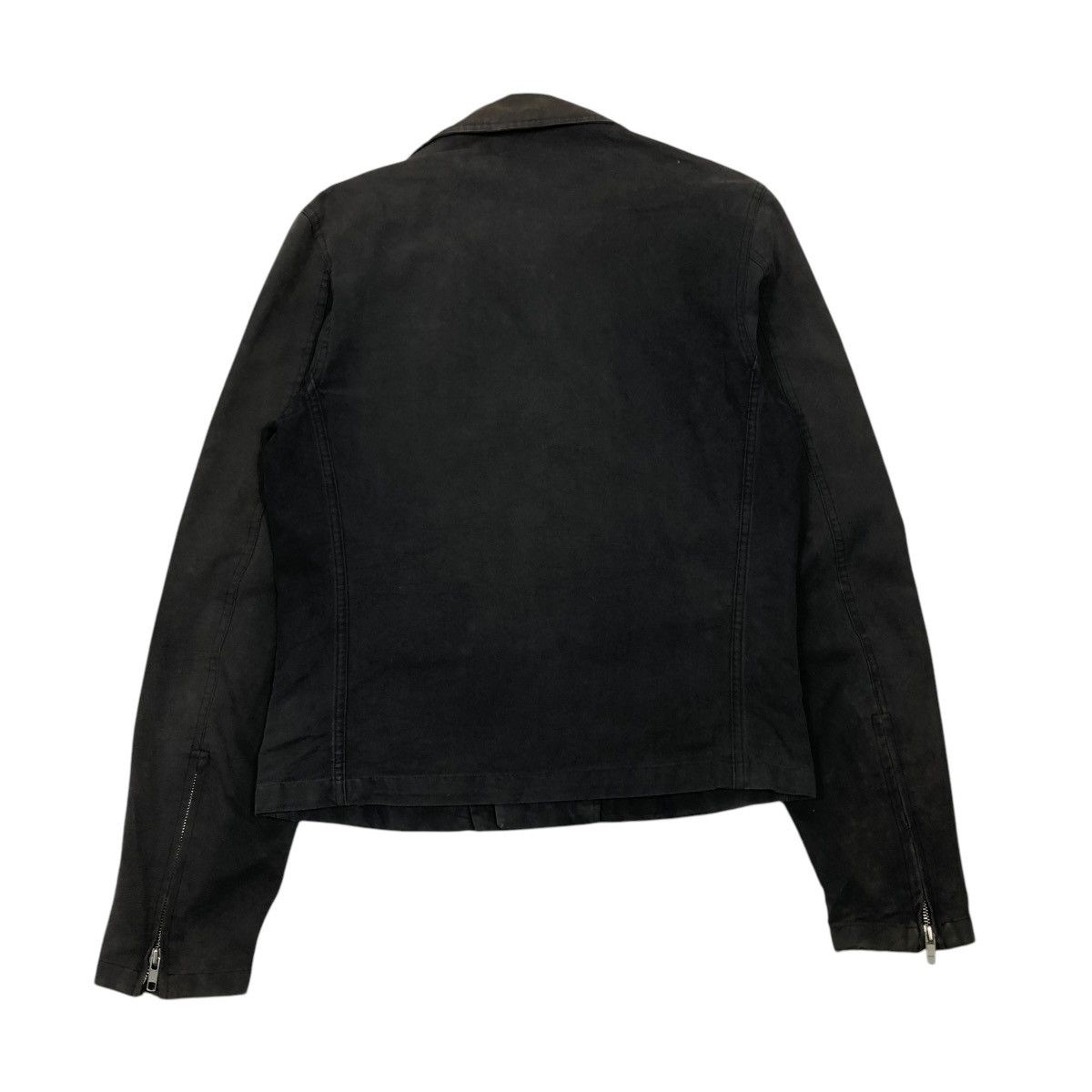 agnes b. 🔥CROPPED BIKER JACKET AGNES B. DOUBLE COLLAR Size US S / EU 44-46 / 1 - 2 Thumbnail