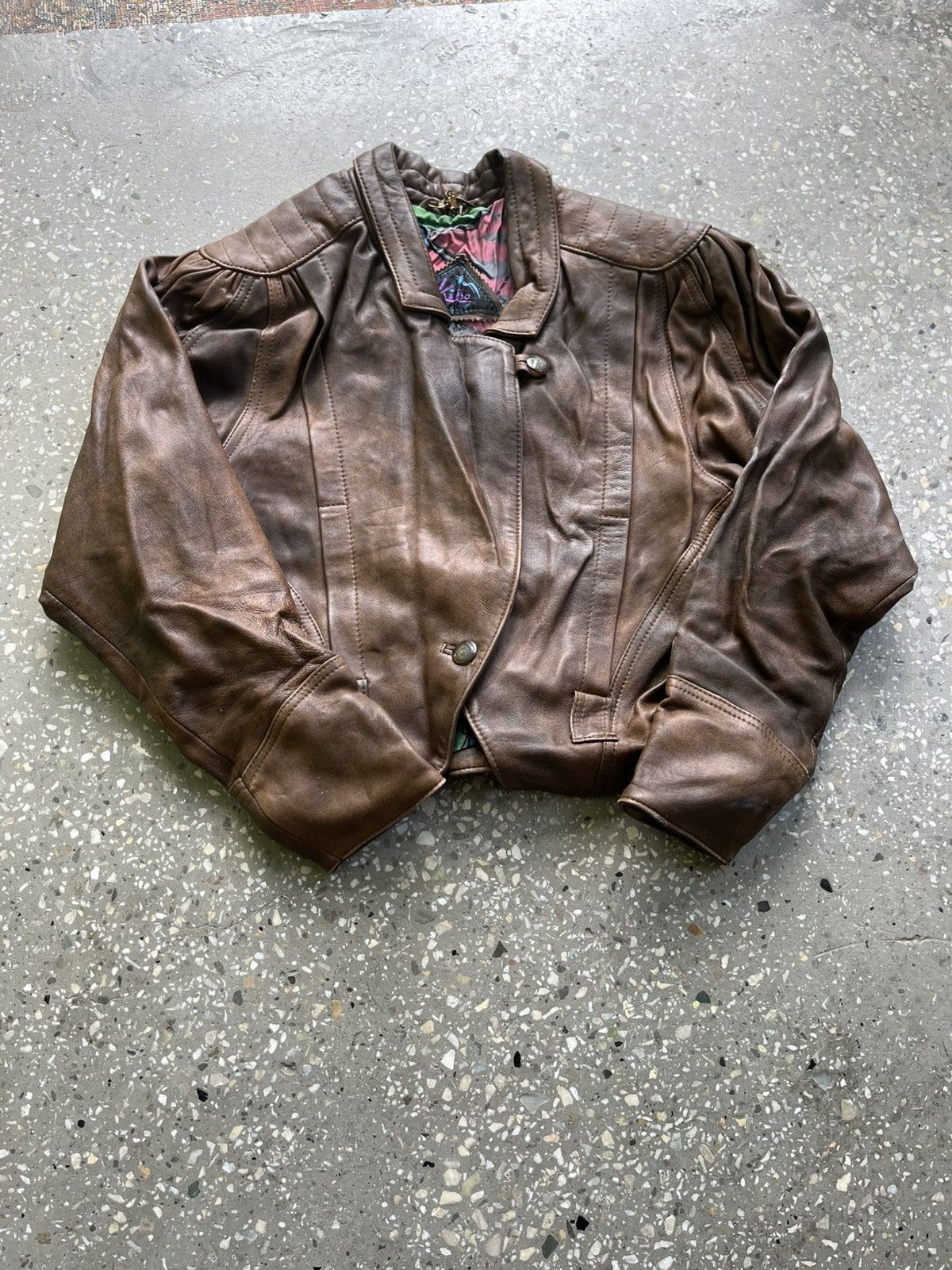 Other Vintage Leather Jacket Guidi Style Y2K Avant Garde Size M / US 6-8 / IT 42-44 - 4 Thumbnail