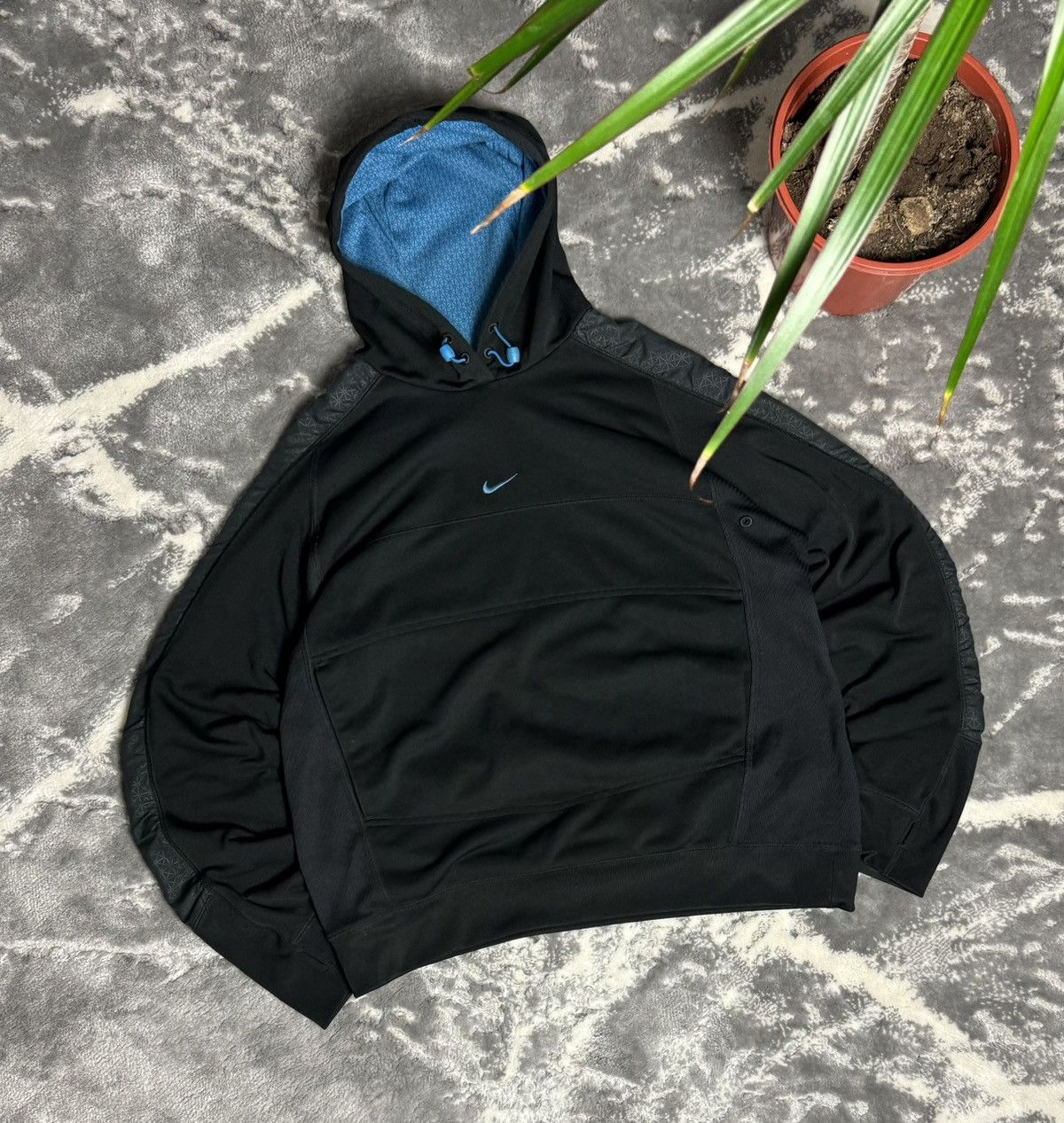 Center Swoosh Nikelab Hoodie Purple Purple Online Nike Hoodie