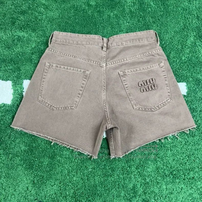 Miu Miu Miu Miu 25 Denim shorts Size 22" - 5 Thumbnail