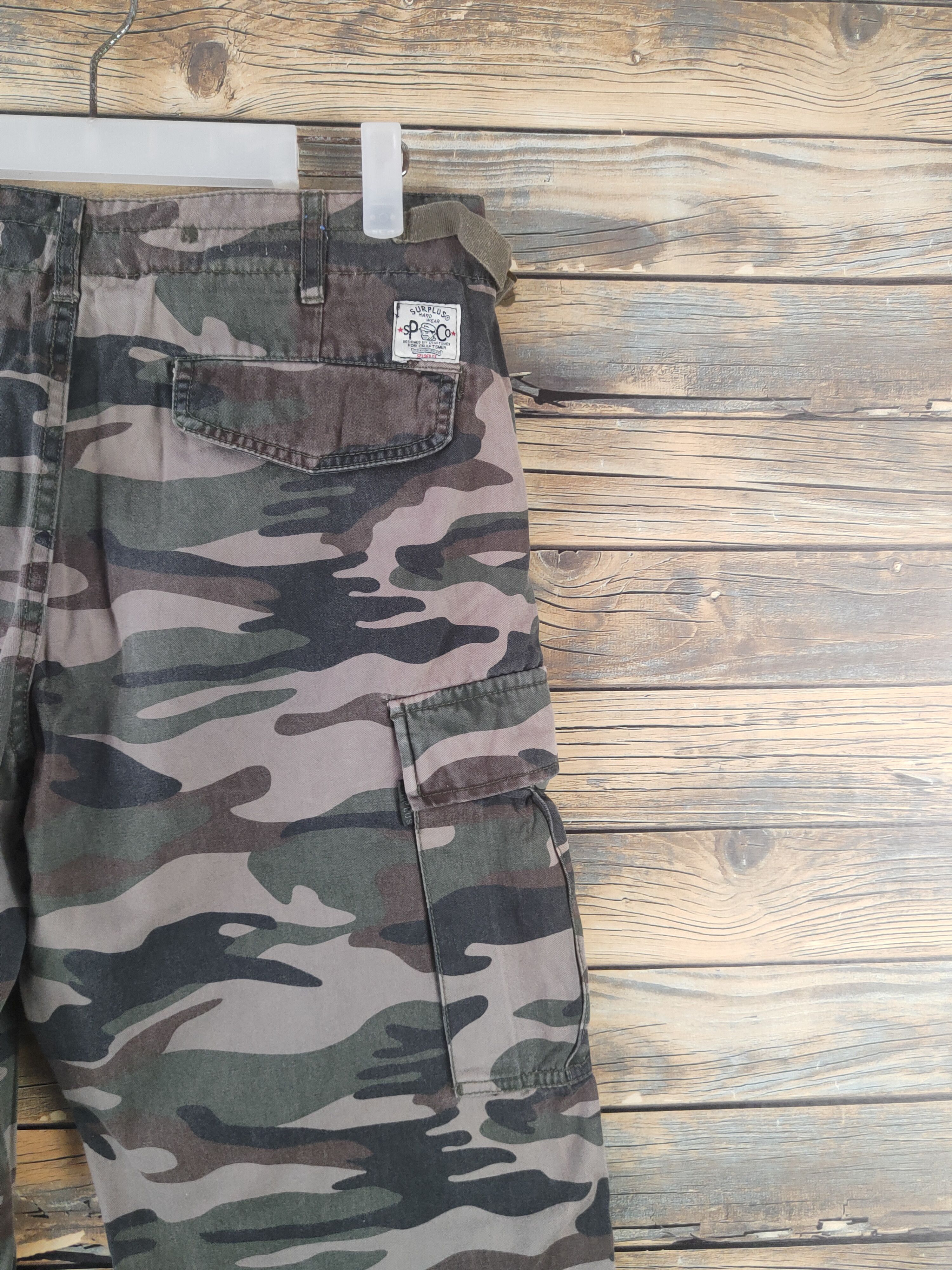 Surplus Research DL Surplus Camouflage Multipocket Cargo Pants #1938 Size US 30 / EU 46 - 10 Thumbnail