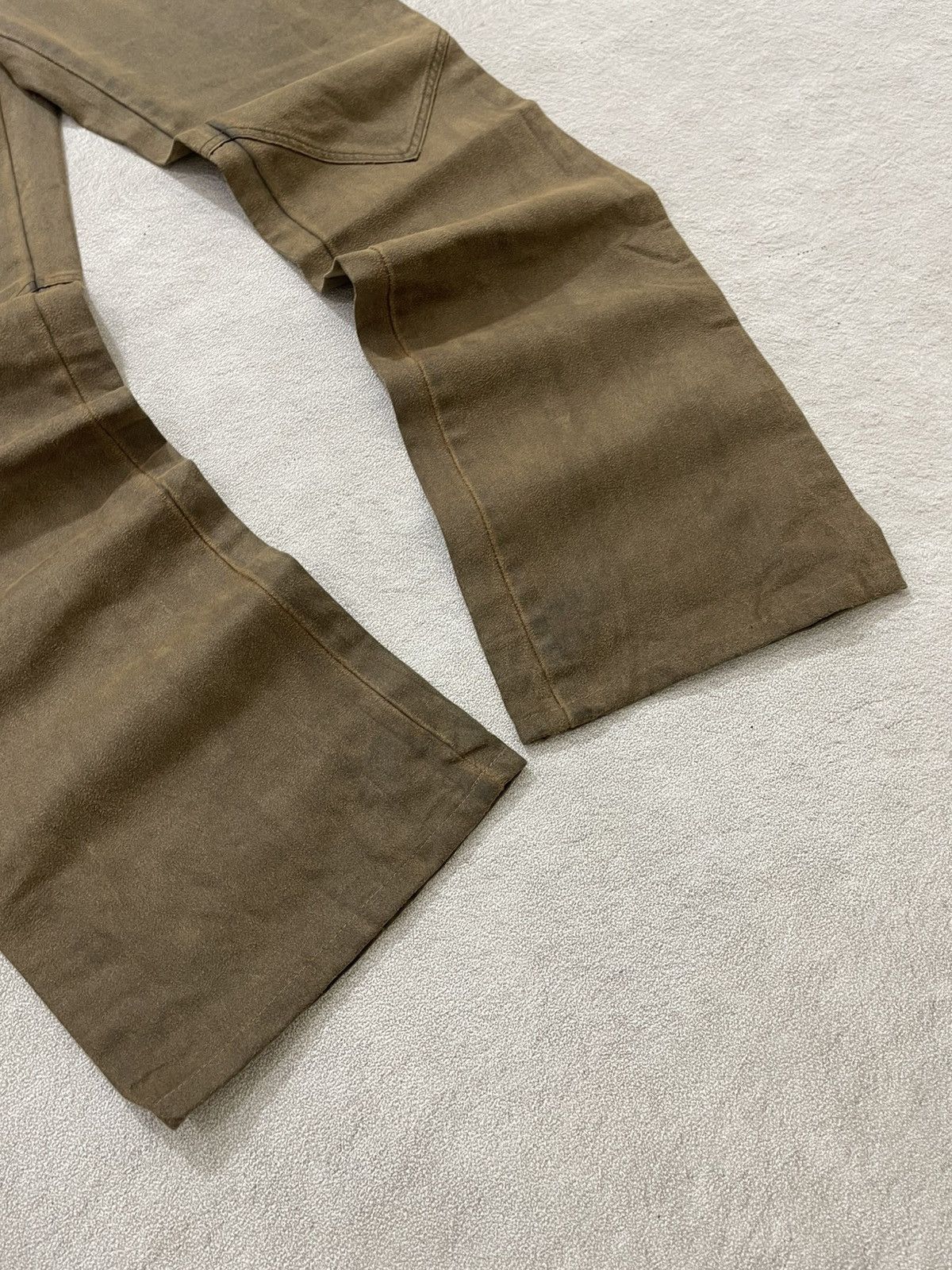 Le Grande Bleu (L.G.B.) 2000s Kapital Suede Panel Pants Flared Ifsix Undercover Y2K Size US 30 / EU 46 - 5 Thumbnail