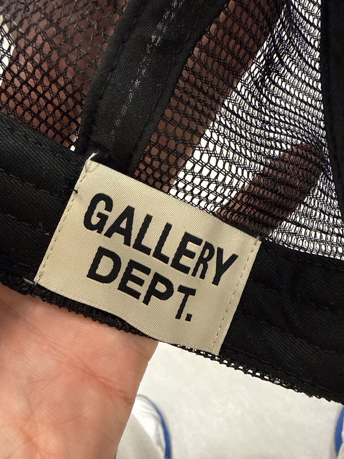 Gallery Dept. Gallery Dept. ATK Stacked Trucker Hat Black Size ONE SIZE - 4 Thumbnail