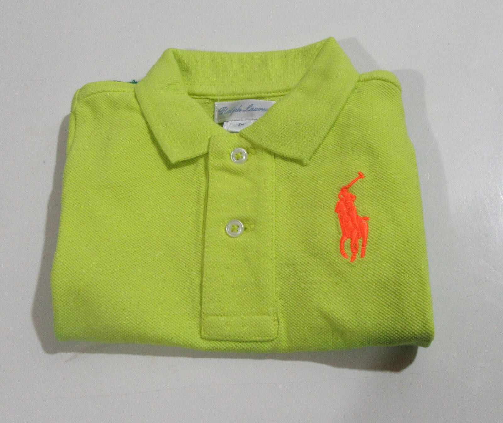 Polo Ralph Lauren Ralph Lauren Polo Baby Boys Short Sleeve Dip Dye Shirt 6M Size US XXS / EU 40 - 4 Thumbnail