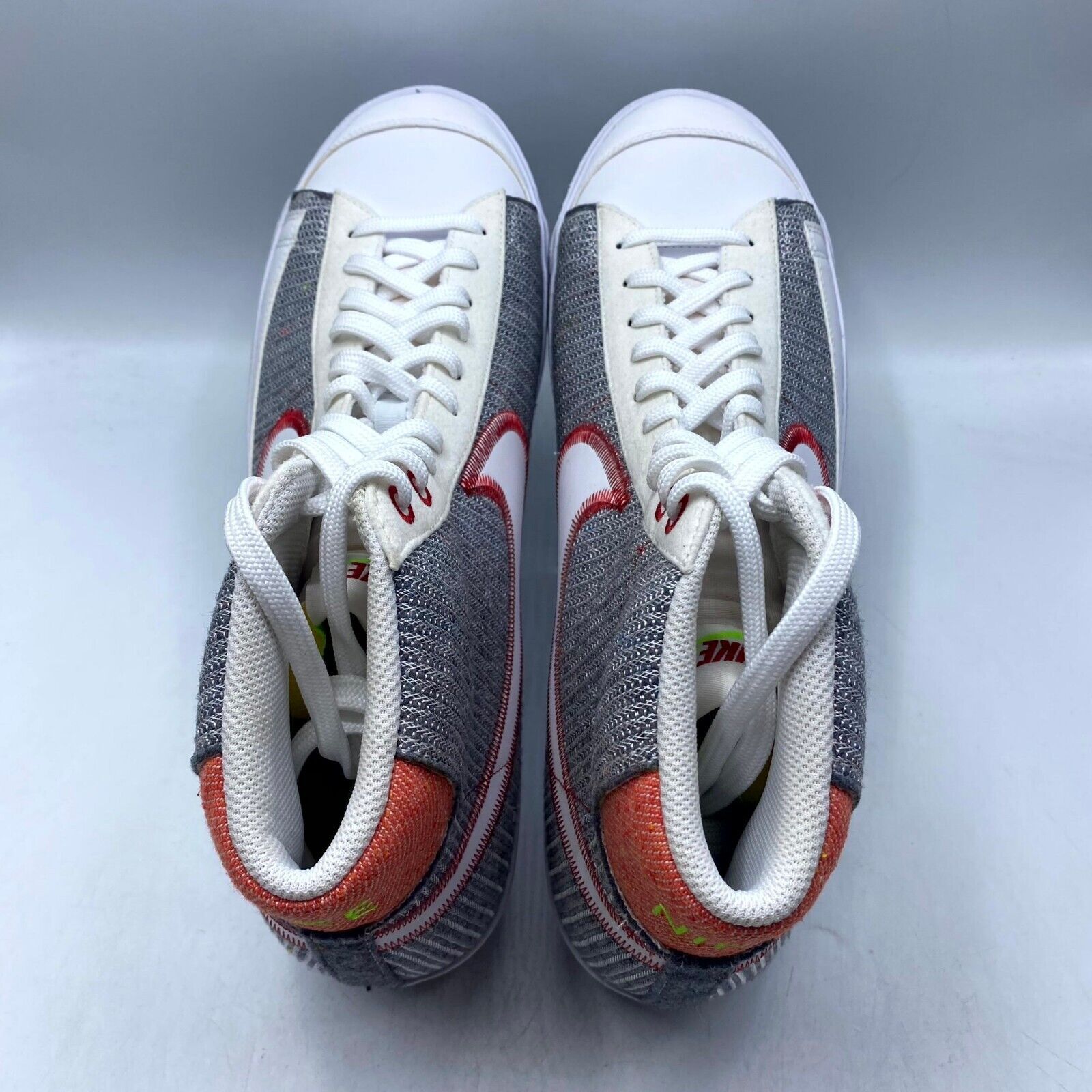 Nike NEW Nike Blazer Mid '77 Men's Gray White Red CW5838-022 Size US 14 / EU 47 - 6 Thumbnail