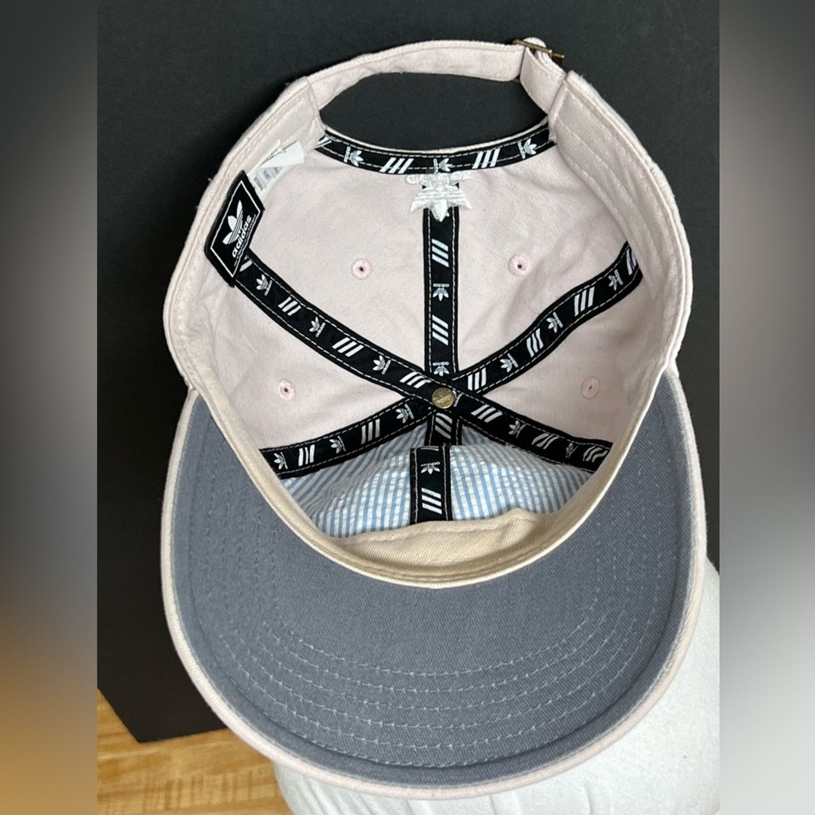 Adidas Adidas Originals Relaxed Adjustable Strap Back Hat Cream Size ONE SIZE - 5 Thumbnail