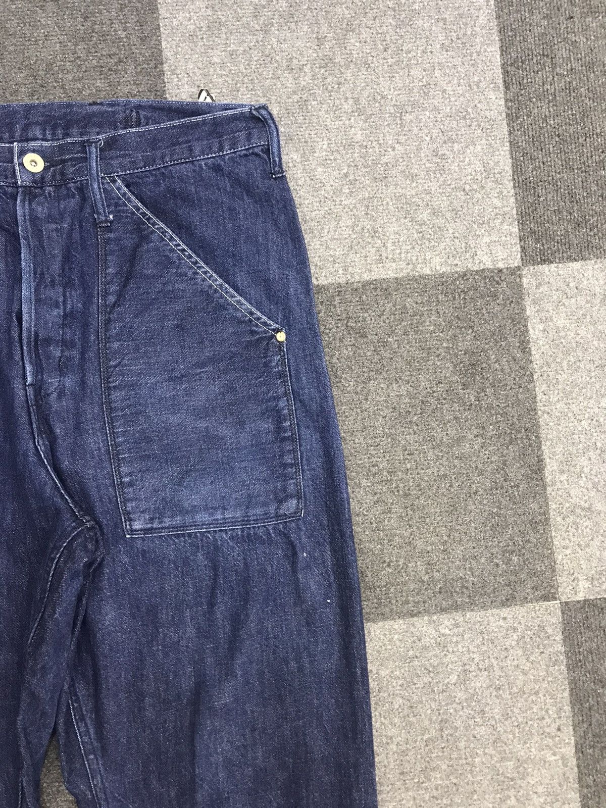 Big John × Vintage Vtg Archival Military Design BIG JOHN Baker Light Denim Size US 33 - 4 Thumbnail