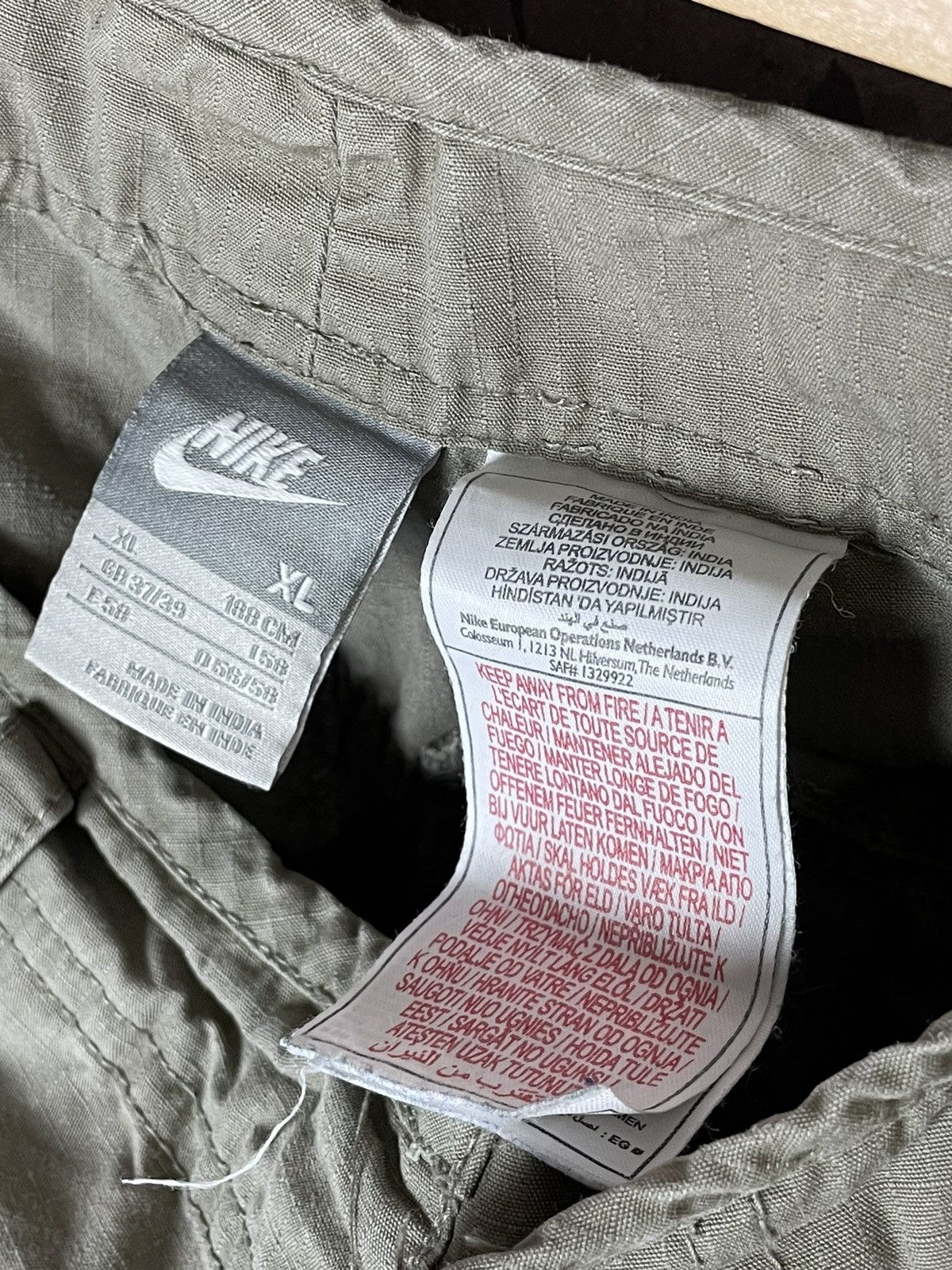 Other Vintage Cargo Pants Nike Avangarde Watanage Faded BaggyFit Size US 36 / EU 52 - 9 Thumbnail