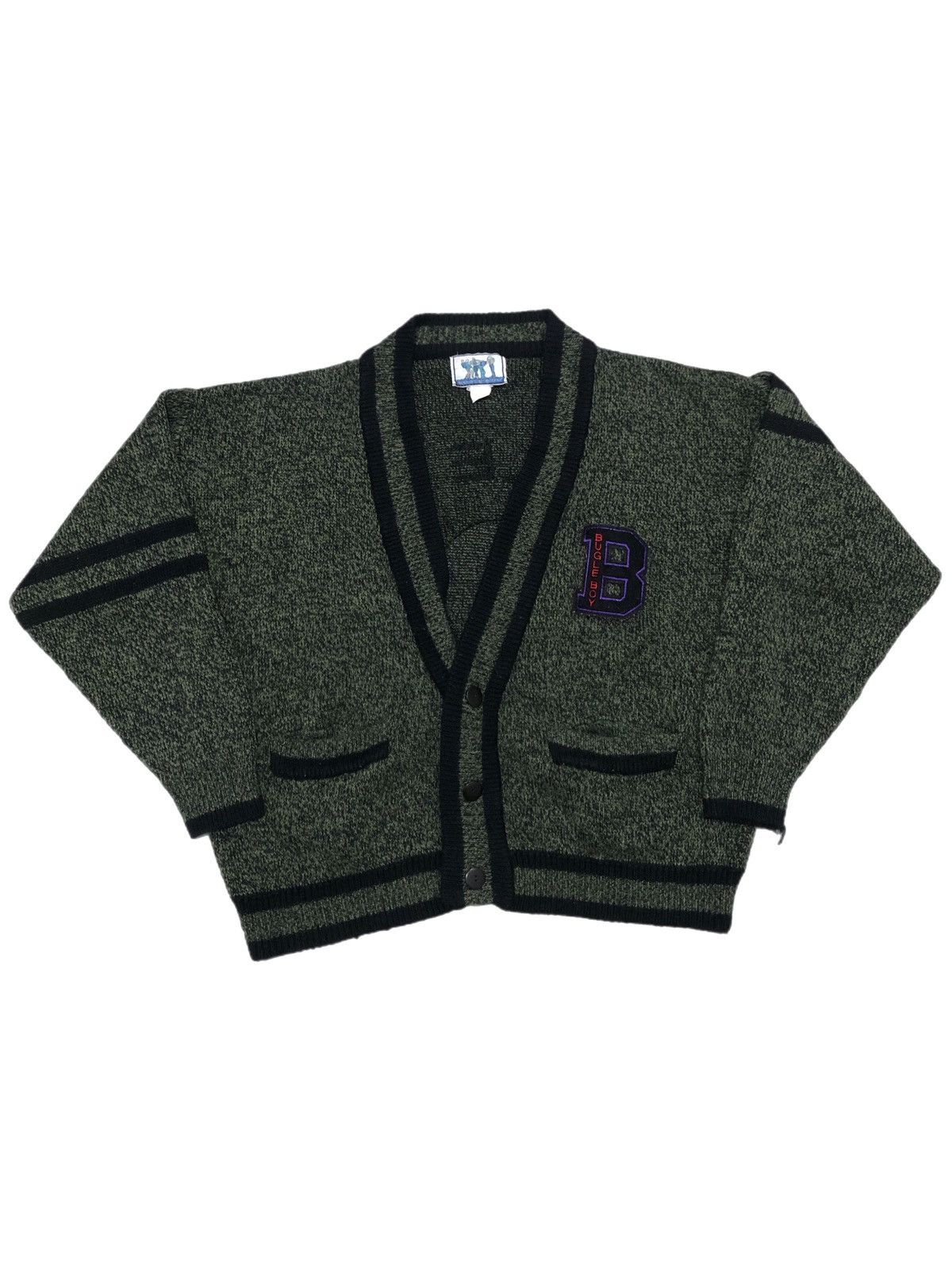 Bugle Boy Vtg 80s Bugle Boy University Varsity Cardigan Size US L / EU 52-54 / 3 - 2 Thumbnail