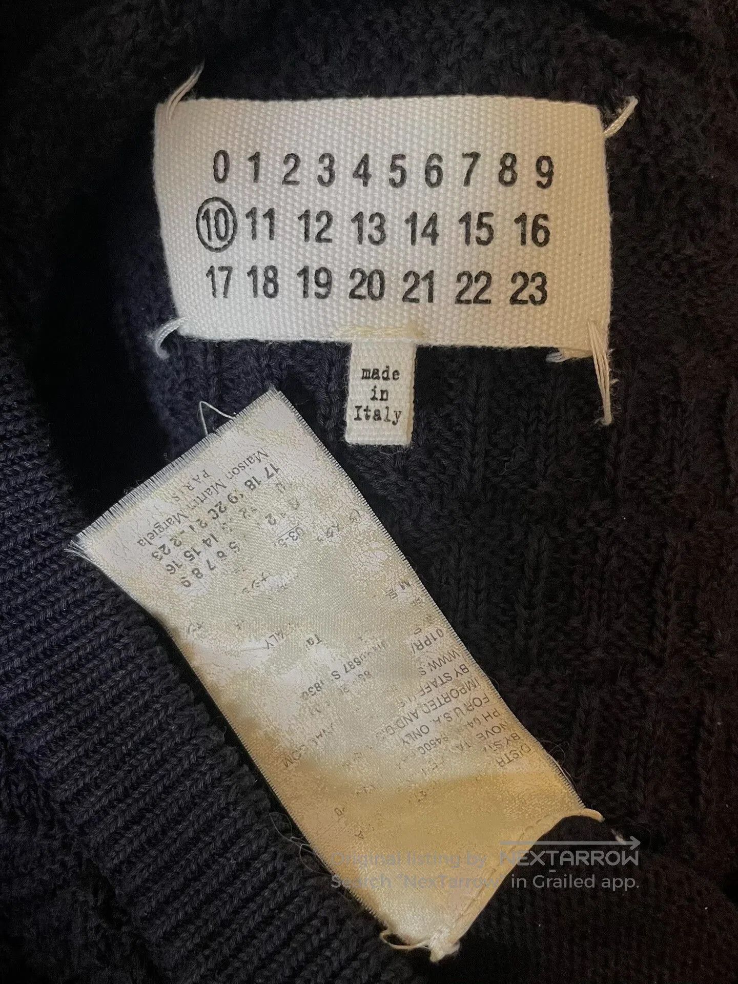 Other Maison Martin Margiela V-Neck Knitted Sweater. Size US M / EU 48-50 / 2 - 8 Thumbnail