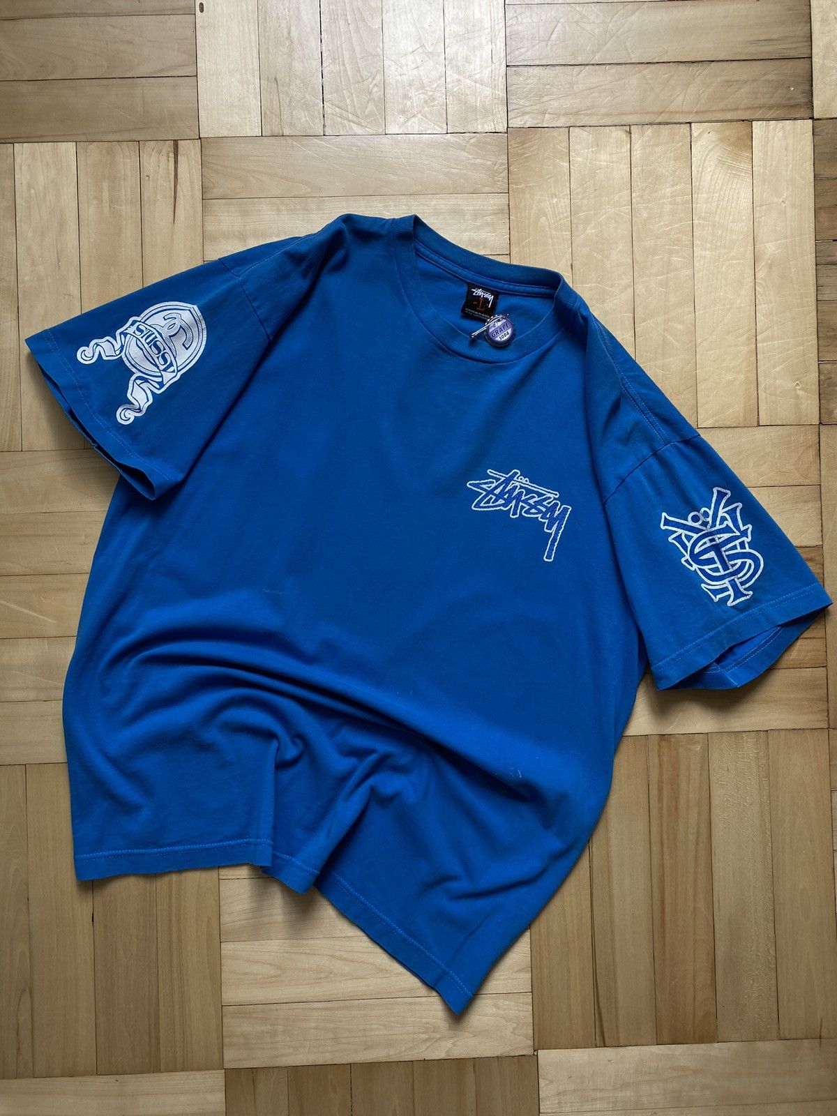 Stussy × Vintage Vintage T-shirt Stussy Very Rare Size US L / EU 52-54 / 3 - 3 Thumbnail