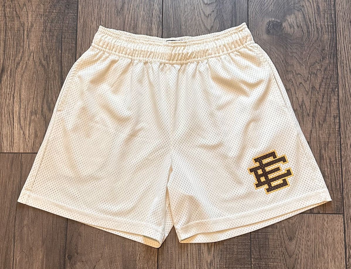 Eric Emanuel Eric Emanuel Basic Short Antique White Yellow Brown Sz Large Size US 34 / EU 50 - 1 Thumbnail