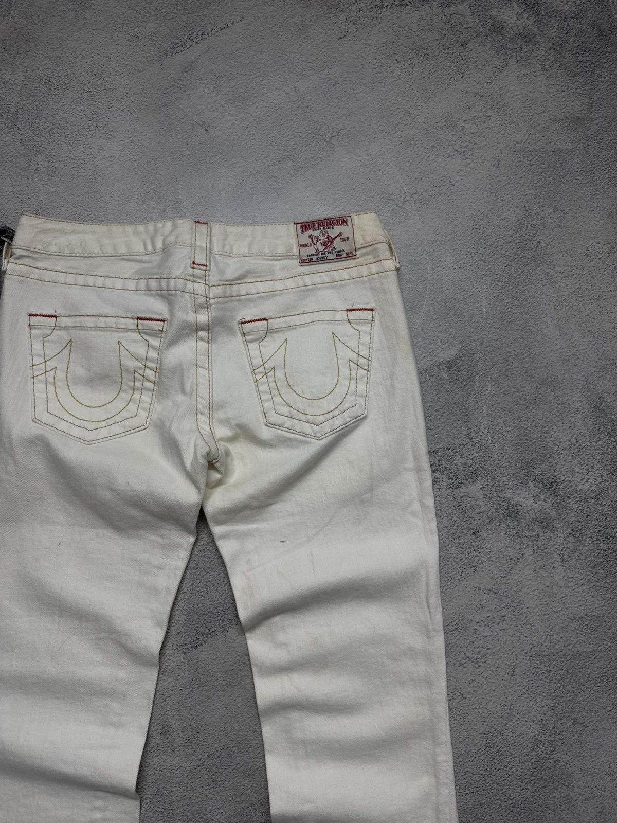True Religion Vintage True Religion USA White Jeans 90’s Size 29" - 6 Thumbnail