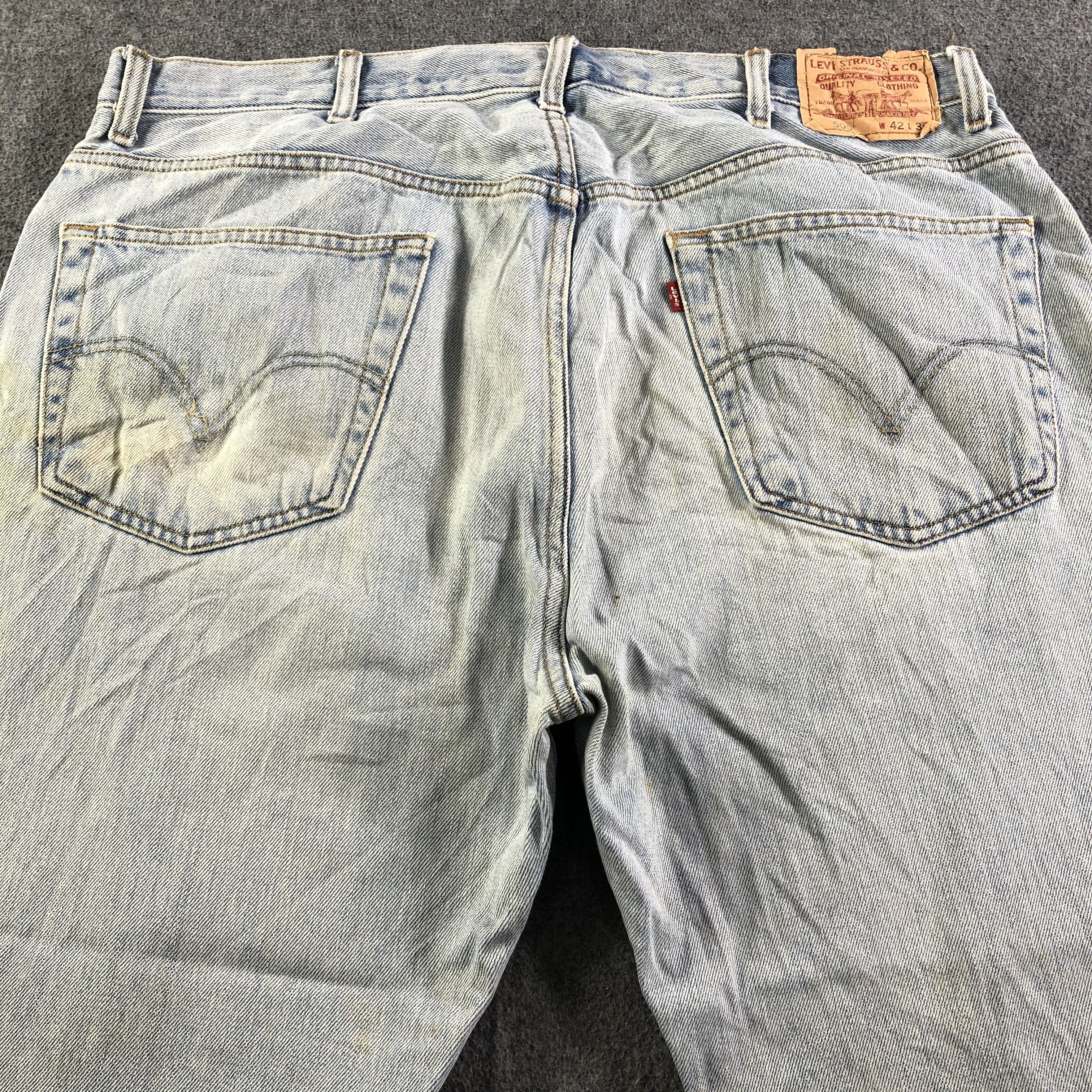 Levi's Vintage Light Wash Levis 505 Jeans-J3182 Size US 40 / EU 56 - 4 Thumbnail