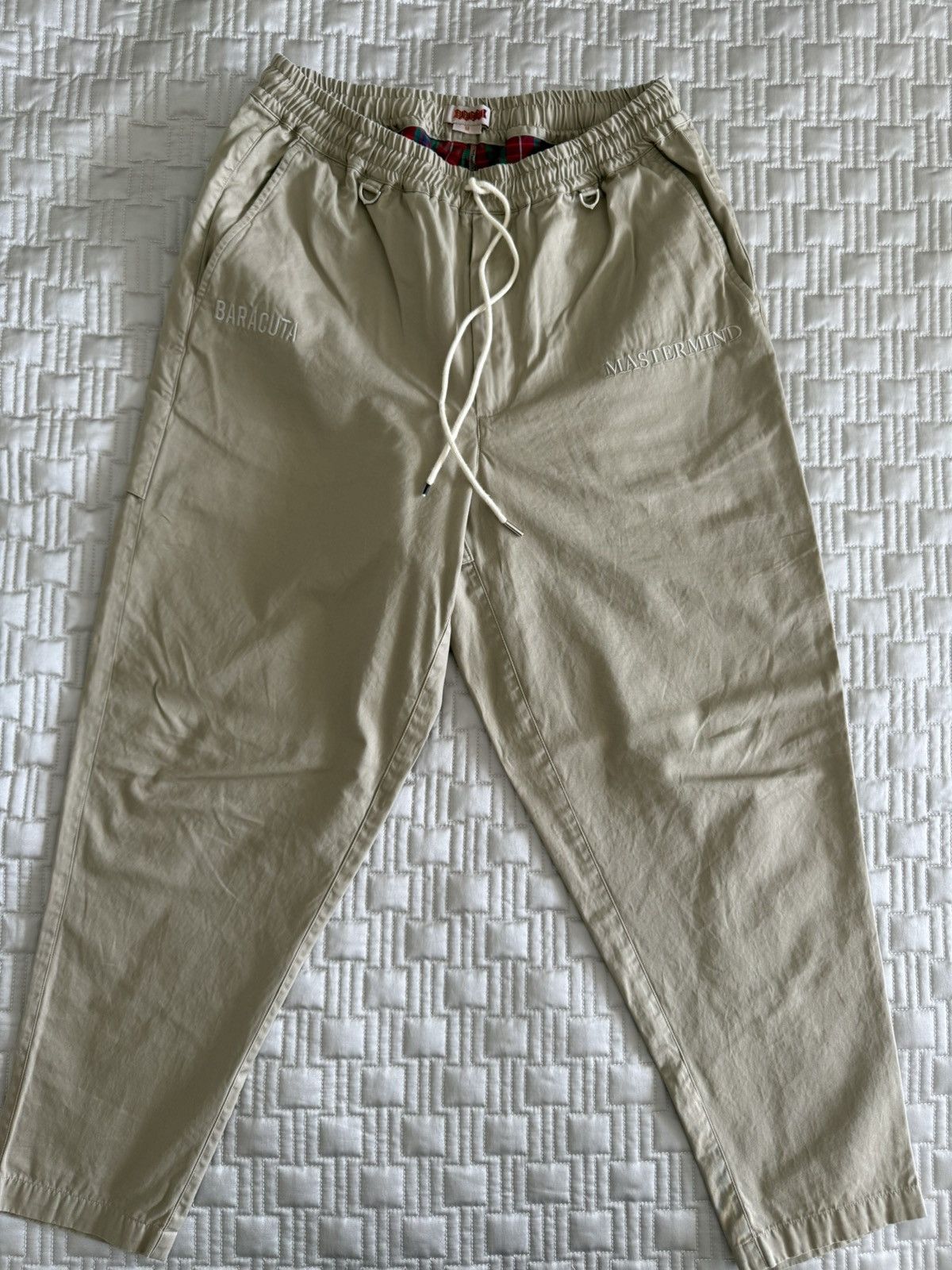 Baracuta × Mastermind World Baracuta Mastermind G4 Trousers Light Beige Size M Size US 32 / EU 48 - 1 Thumbnail