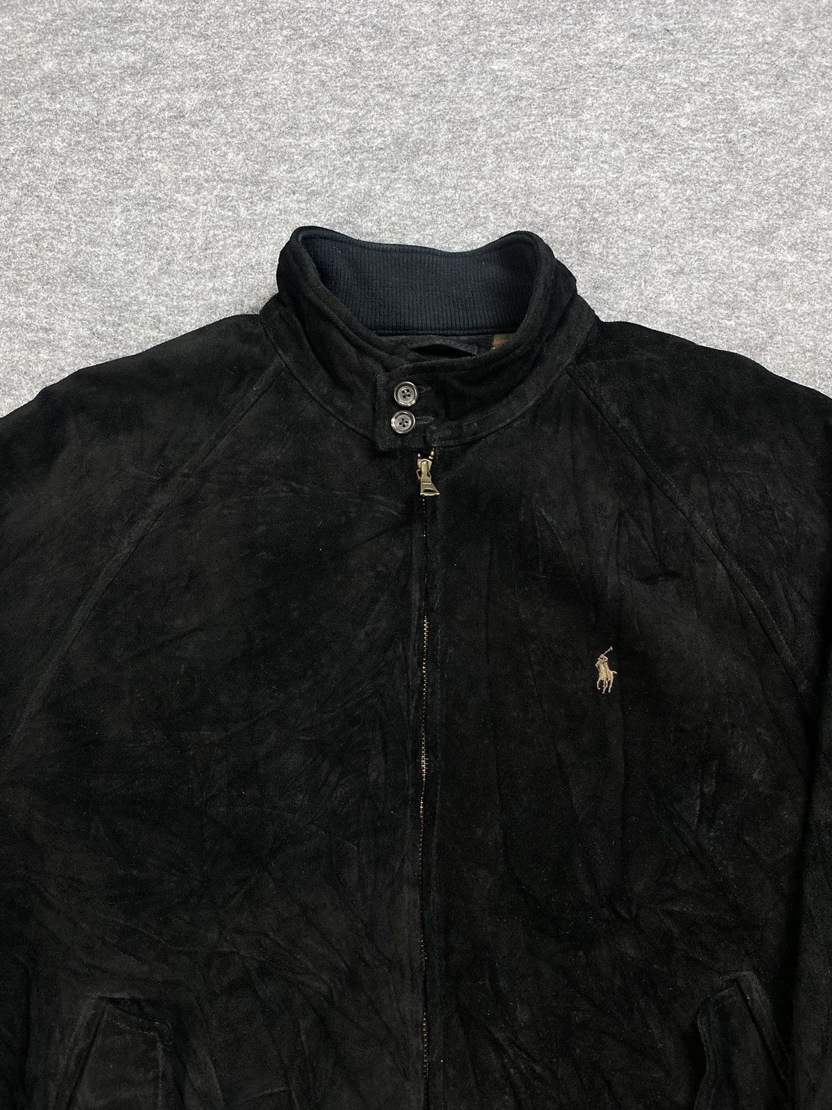Polo Ralph Lauren Ralph Lauren Polo Mens Leather Suede Jacket Black Size US L / EU 52-54 / 3 - 2 Thumbnail