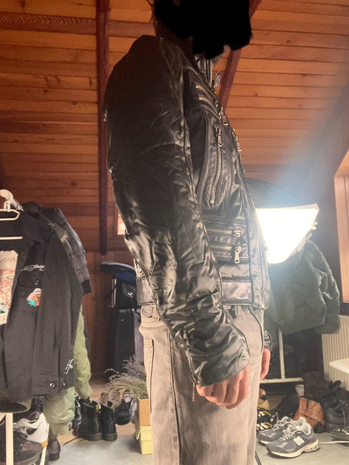 Dolce & Gabbana Dolce Gabbana FW 2007 Multi Zipper Cargo Leather Jacket 50 Size US M / EU 48-50 / 2 - 18 Thumbnail