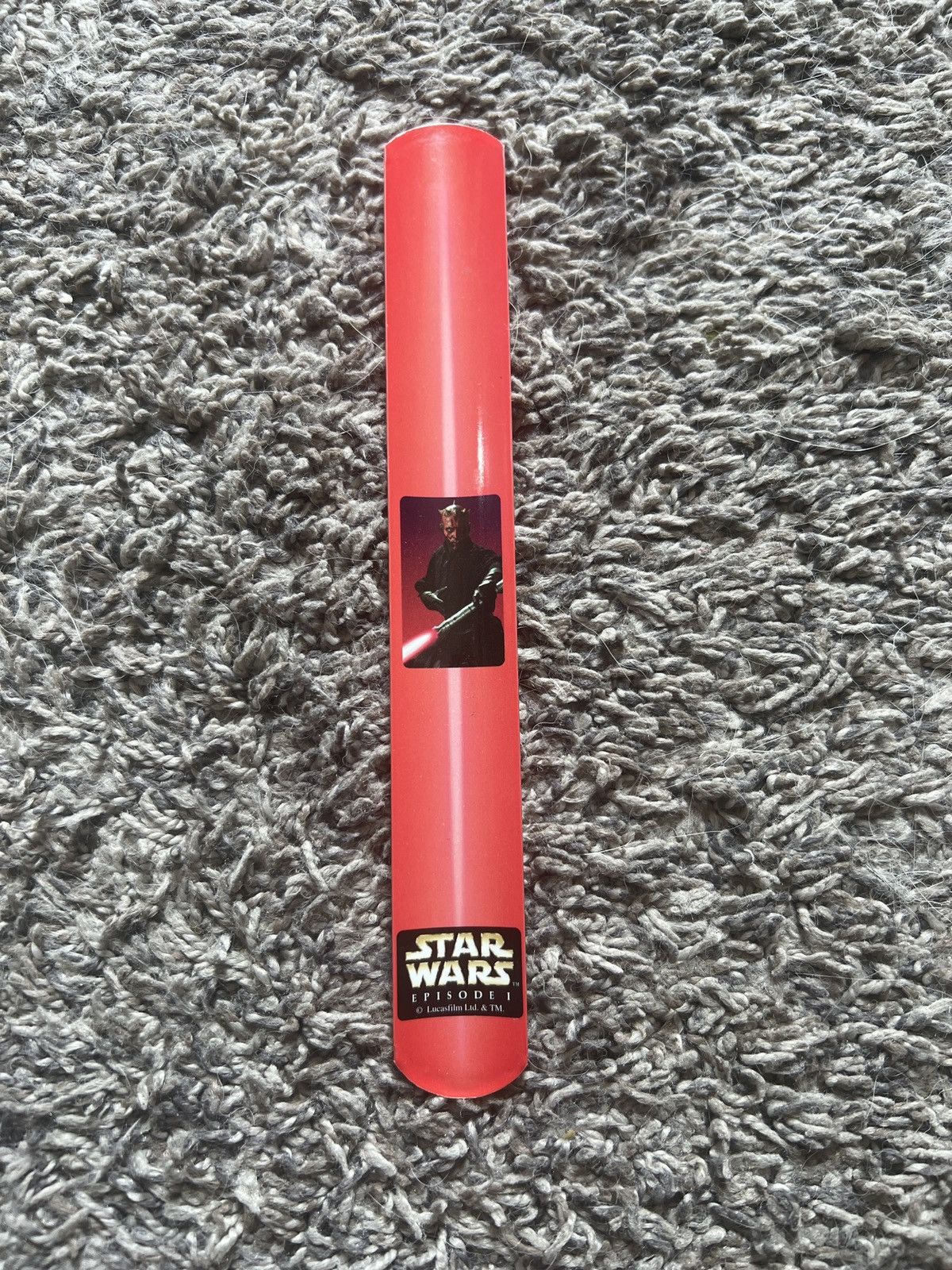 Disney × Star Wars × Vintage 1999 Lucasfilm Star Wars Episode I Darth Maul Slap Band Size ONE SIZE - 1 Thumbnail