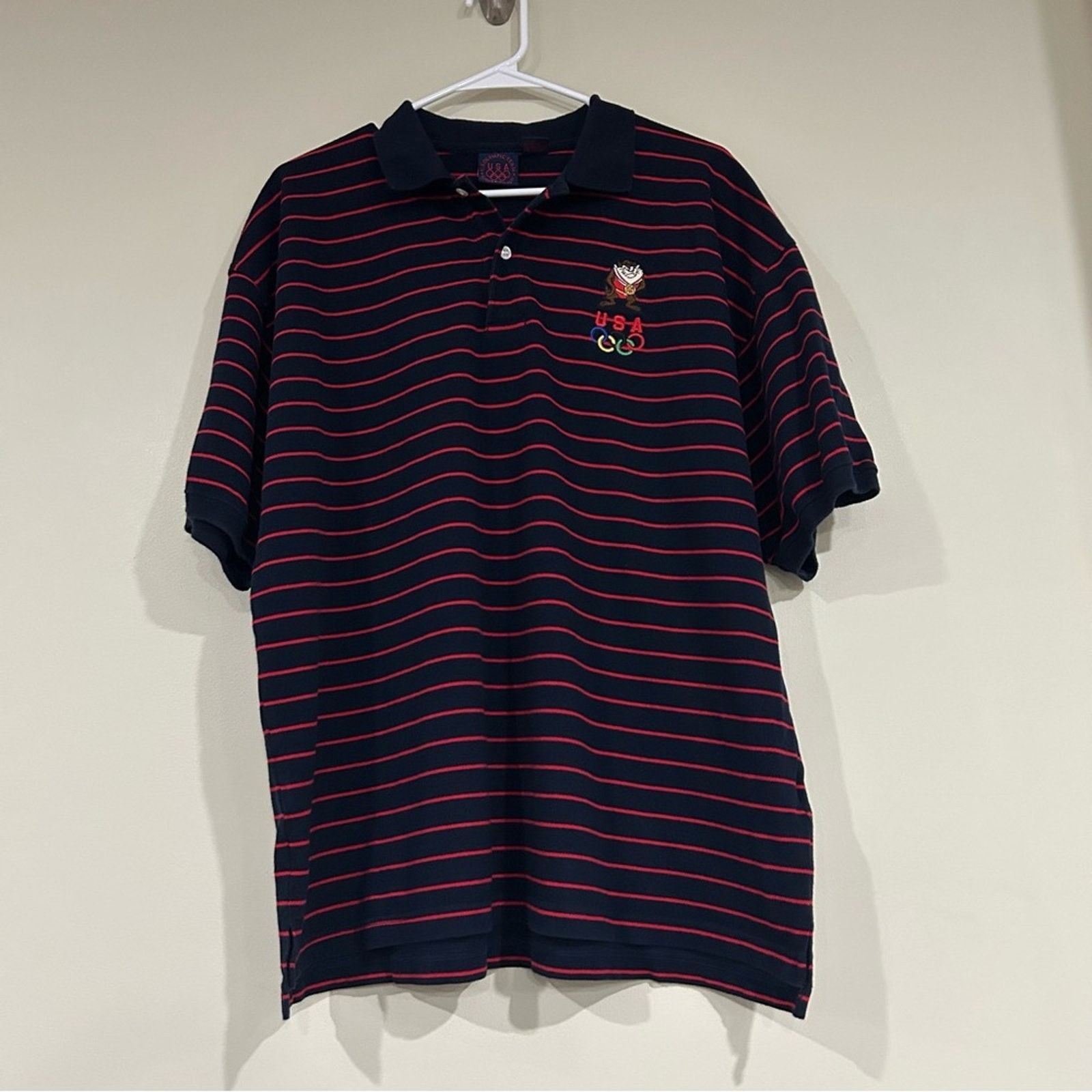 Other 1996 USA Olympics Taz Polo Shirt Size US XL / EU 56 / 4 - 1 Thumbnail